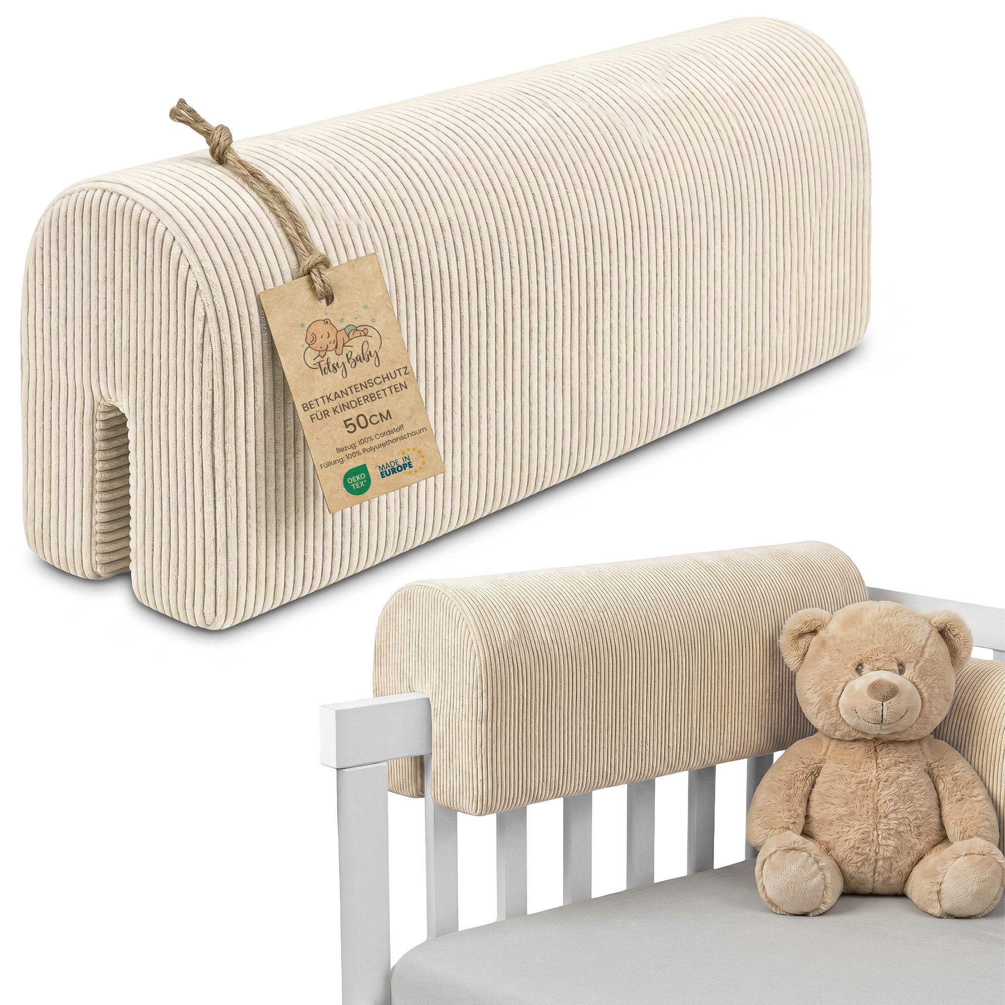 Totsy Baby Bettschutzgitter Bettkantenschutz Kinderbetten - Schutz Bettrahmen