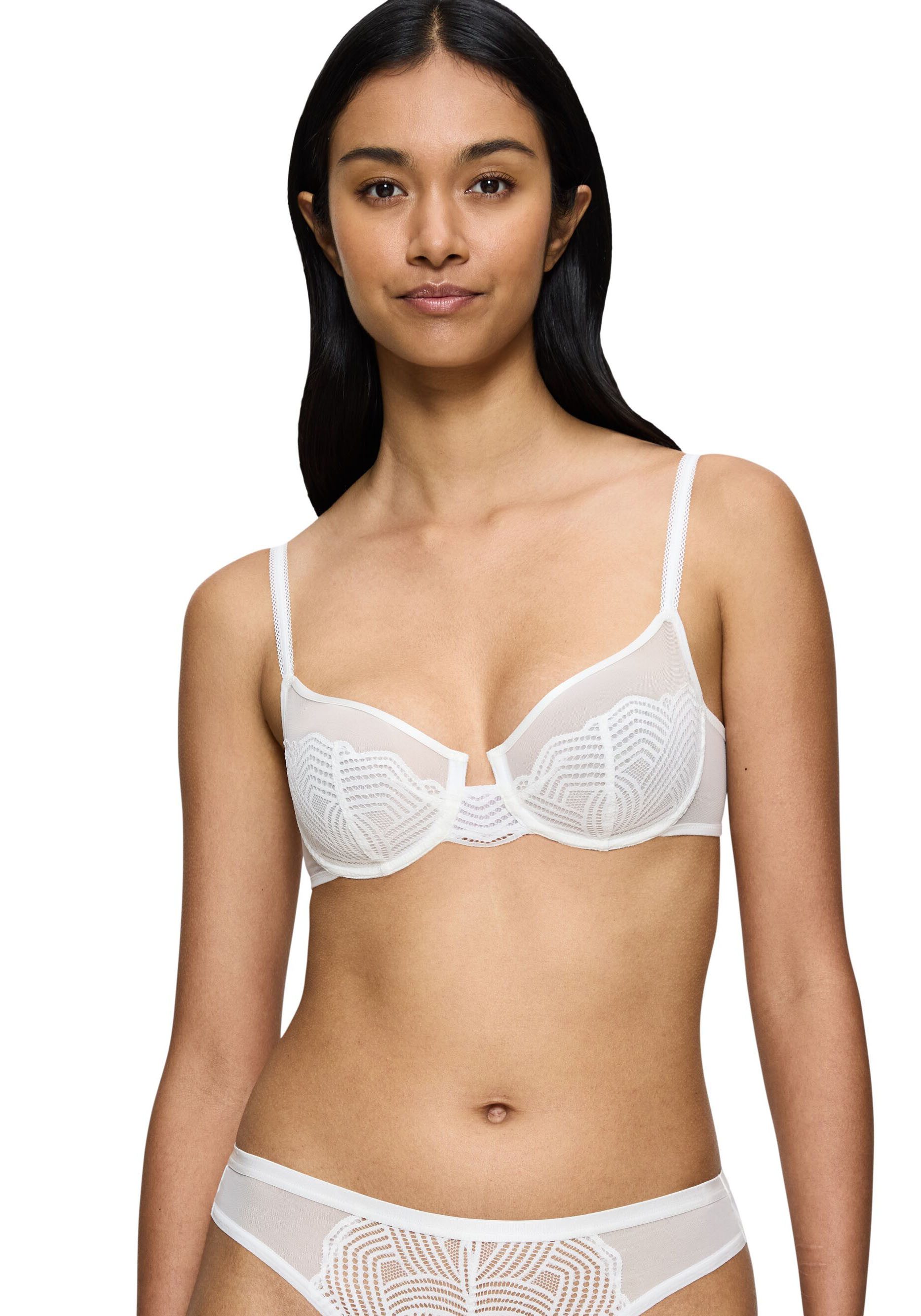 Triumph Balconette-BH "Delightful Spotlight", mit graphischer Spitze günstig online kaufen