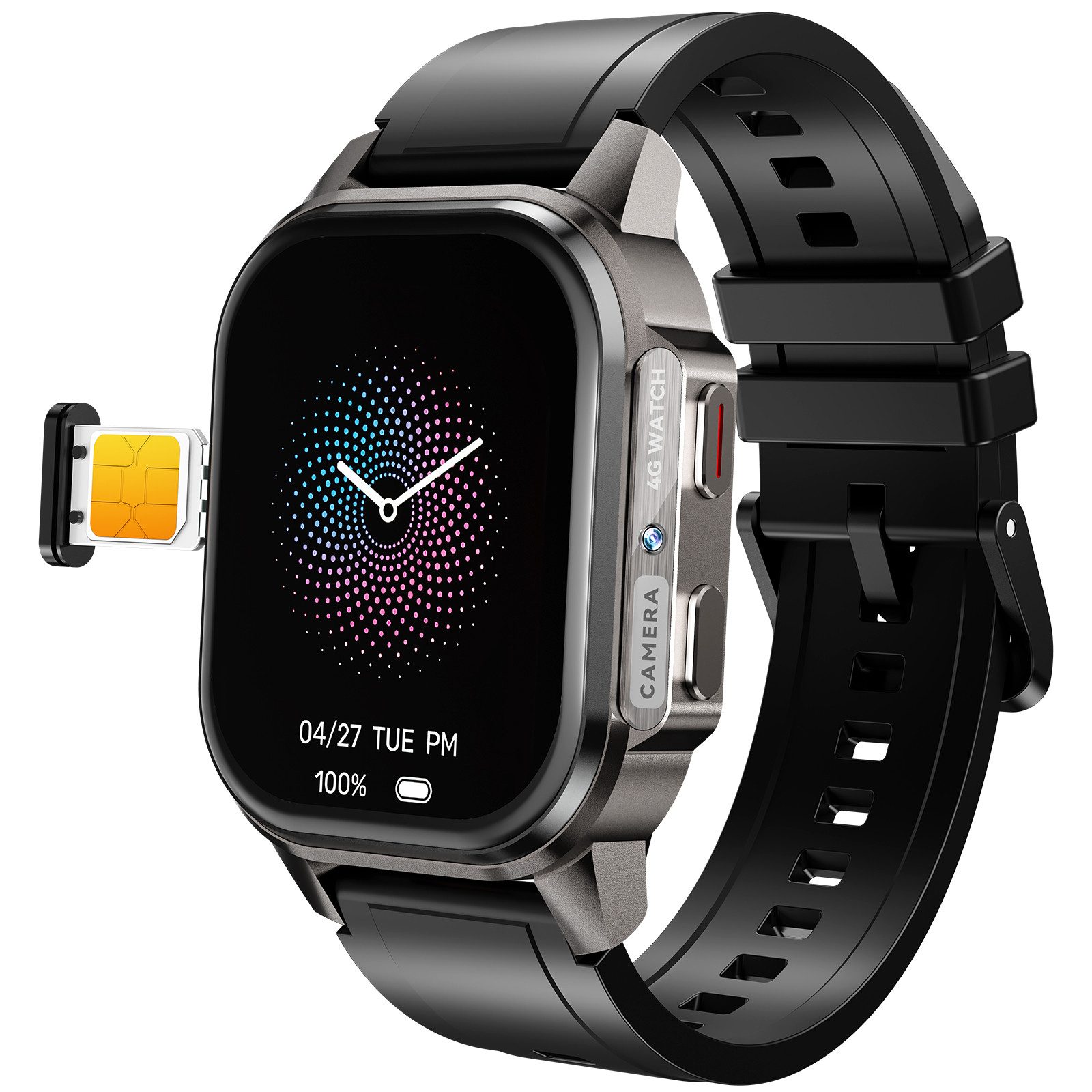 Yuede Smartwatch Damen Herren, Neueste Fitness Uhr mit Anrufe und SMS Smartwatch (2,13 Zoll)
