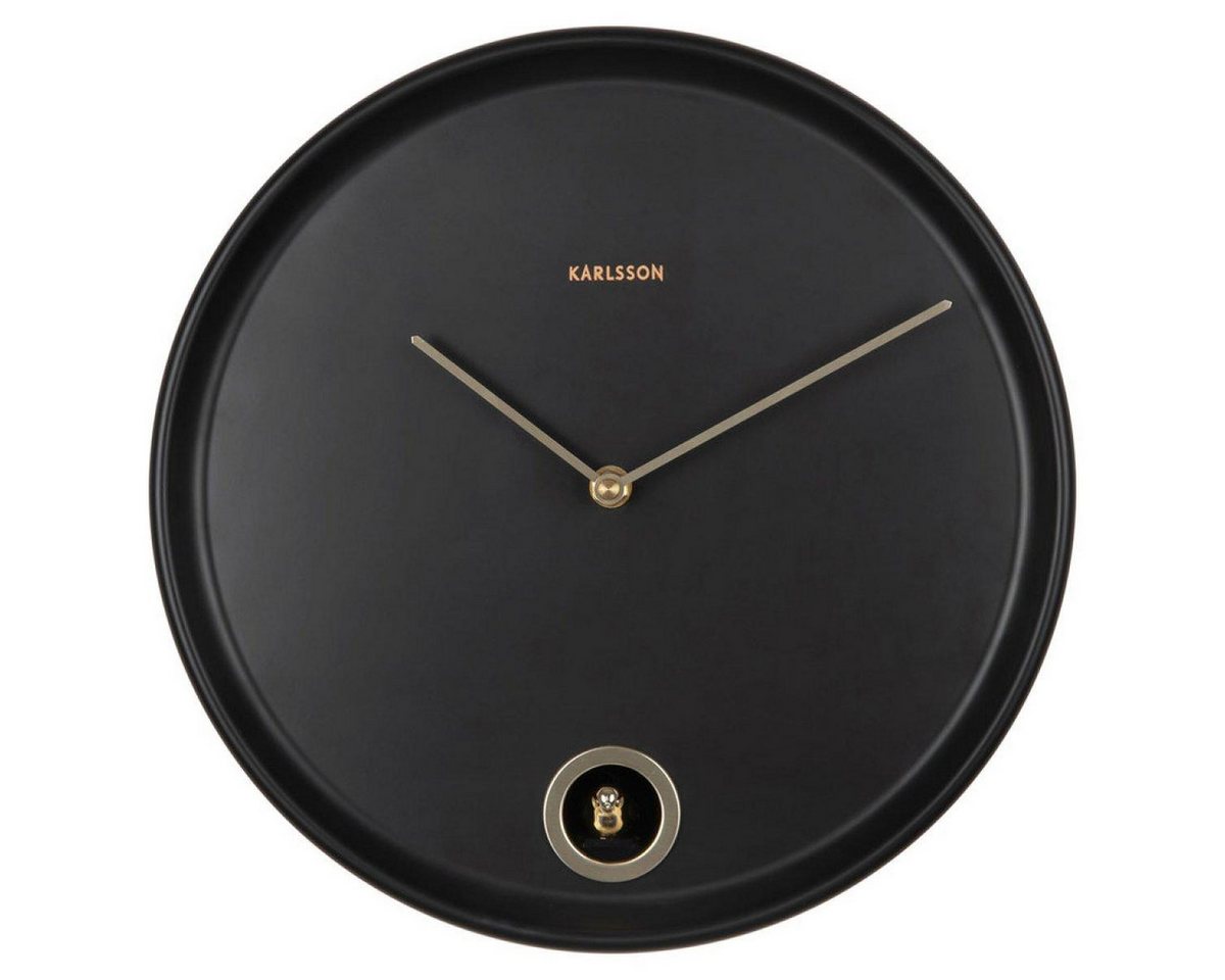 Karlsson Uhr Wanduhr Kuckucksuhr Esencia Cuckoo Black