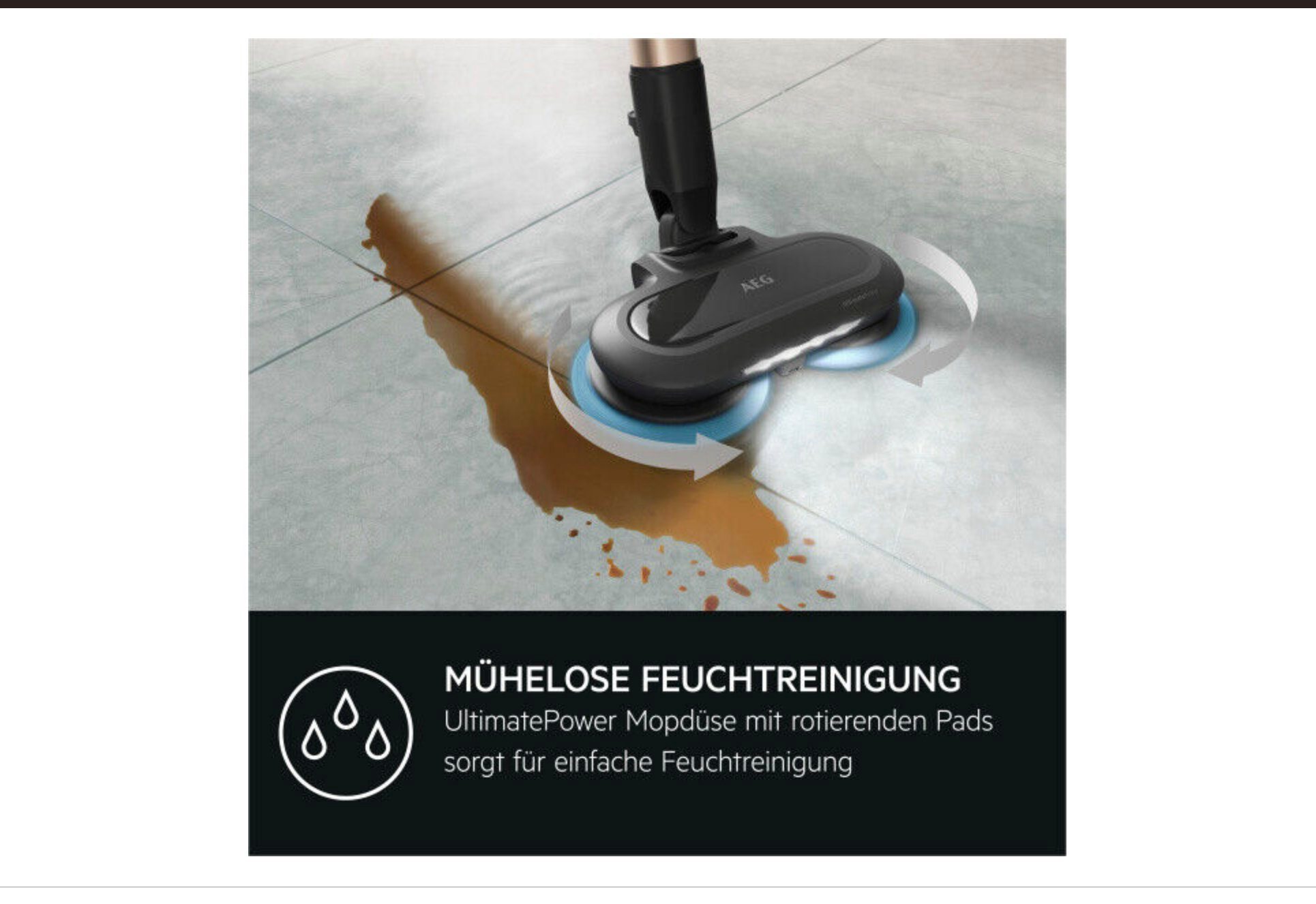 AEG Akku-Handstaubsauger AP81B25WET HYGIENIC 8000