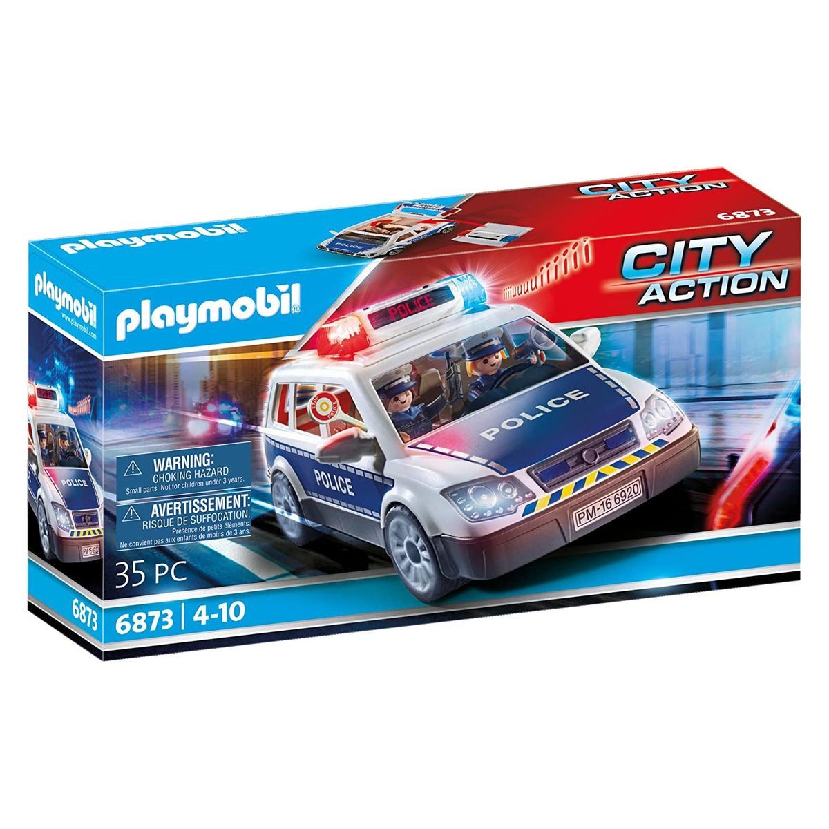 Playmobil® 6873 Polizei-Einsatzwagen Konstruktions-Spielset günstig online kaufen
