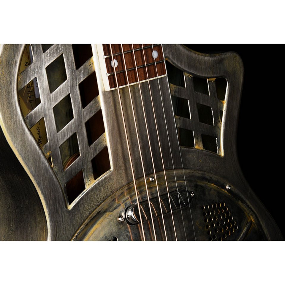 Johnson, Diverse Saiteninstrumente, Dobros, JR-994E-RN Relic Nickel - Dobro