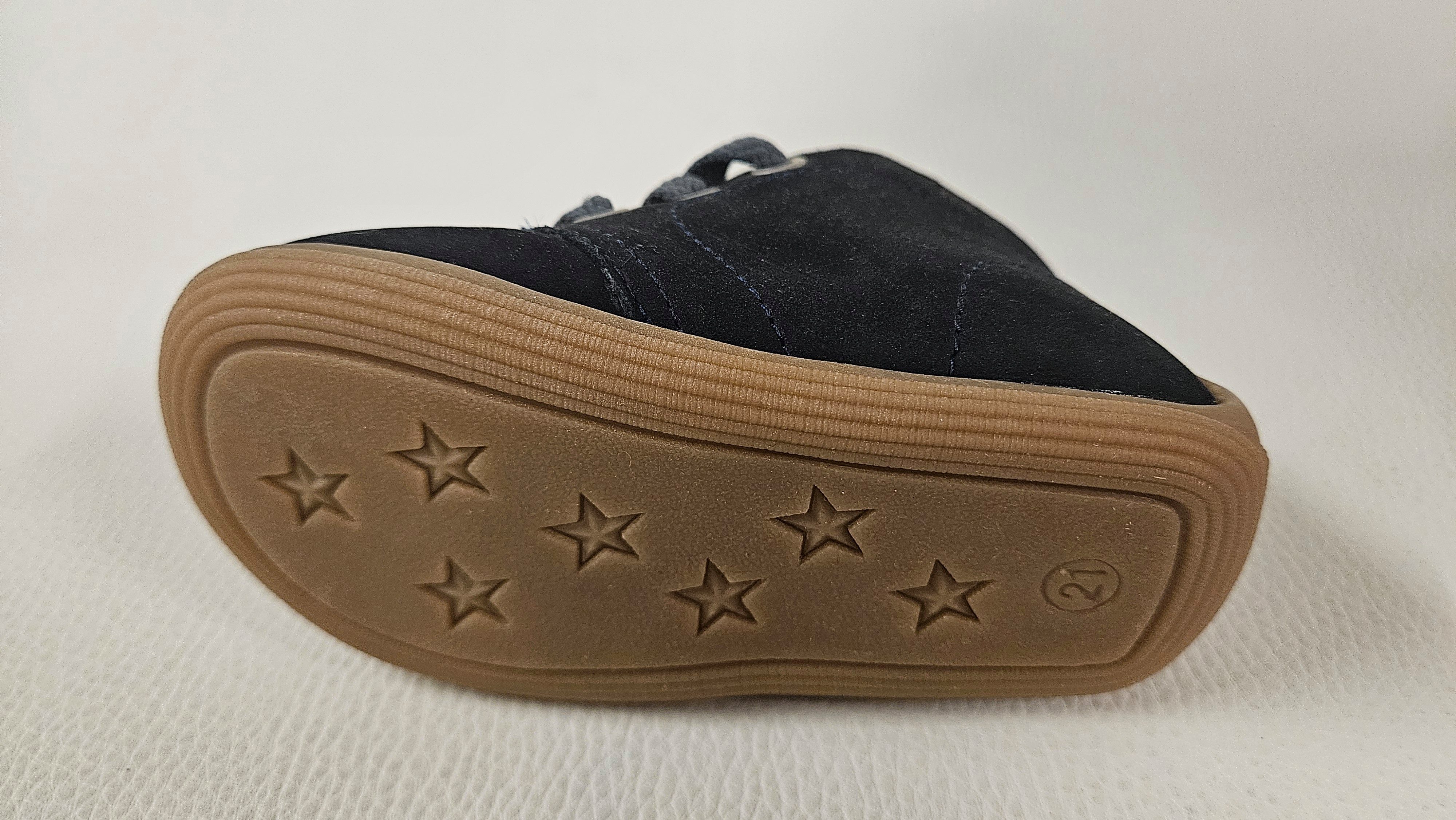 Braqeez Sunny Start Dark Blue 418065 Lederschuh Schnürer Lauflernschuh aus echtem Leder