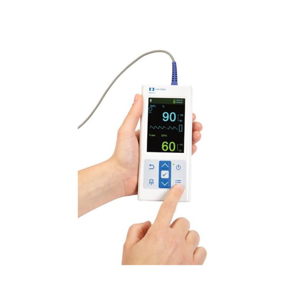 DocMed Pulsoximeter Nellcor PM10N, USB-Schnittstelle, Kompaktes, leichtes Design, Energiesparender Betrieb