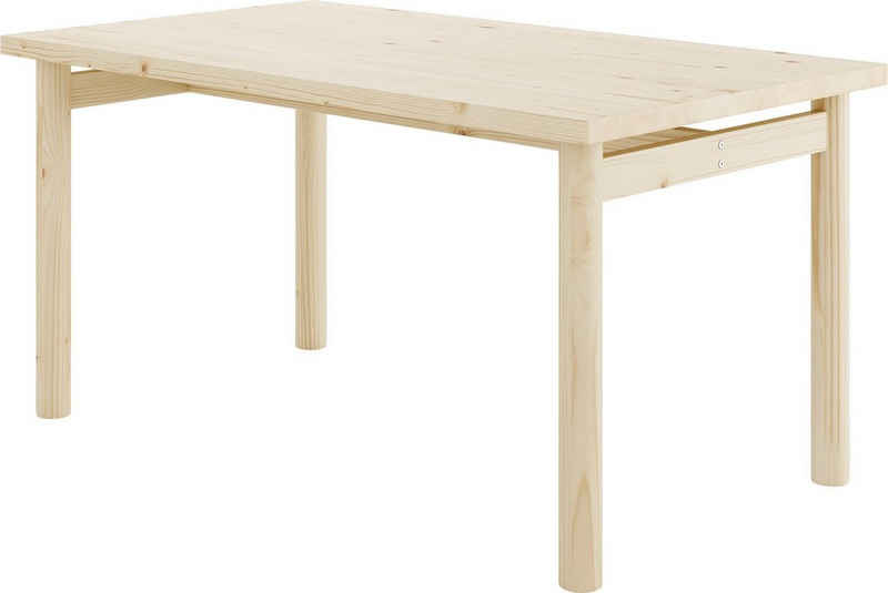 Karup Design Esstisch PACE DINING TABLE, aus FSC-zertifiziertem Kiefernholz, Größe 150 x 75 cm.