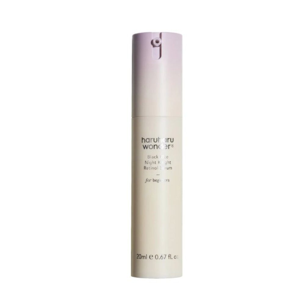 haruharu wonder Gesichts-Reinigungsfluid Nachtserum mit Retinol Black Rice (Night Knight Retinol Serum) 20 ml