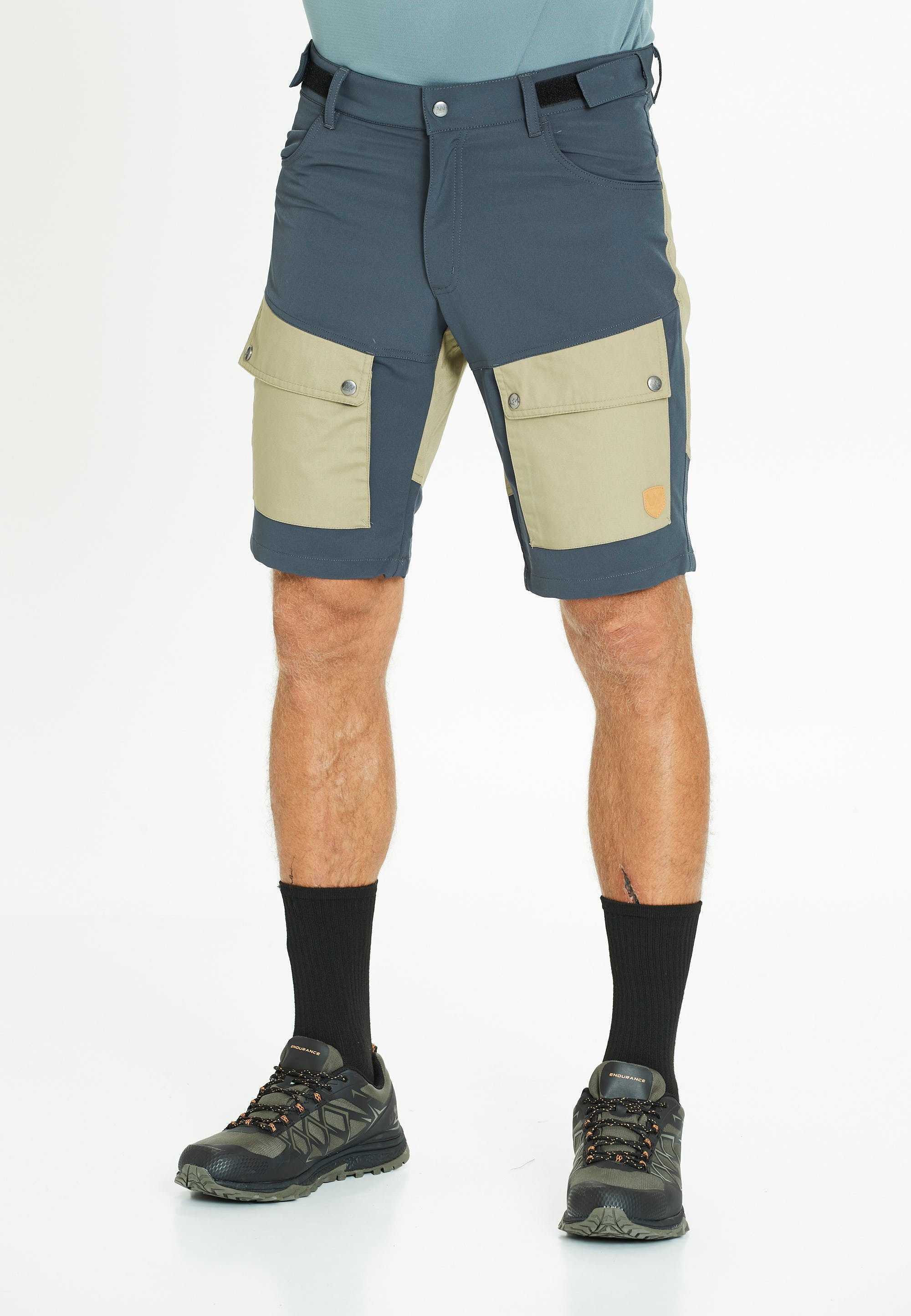 WHISTLER Shorts ERIC mit atmungsaktivem Funktionsstretch blau-grün