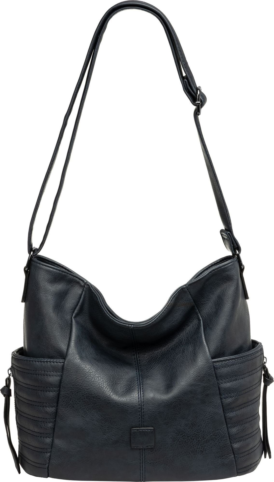 Caspar Umhängetasche TS1073 mittelgroße sportliche Damen Crossbody Bag Umhängetasche