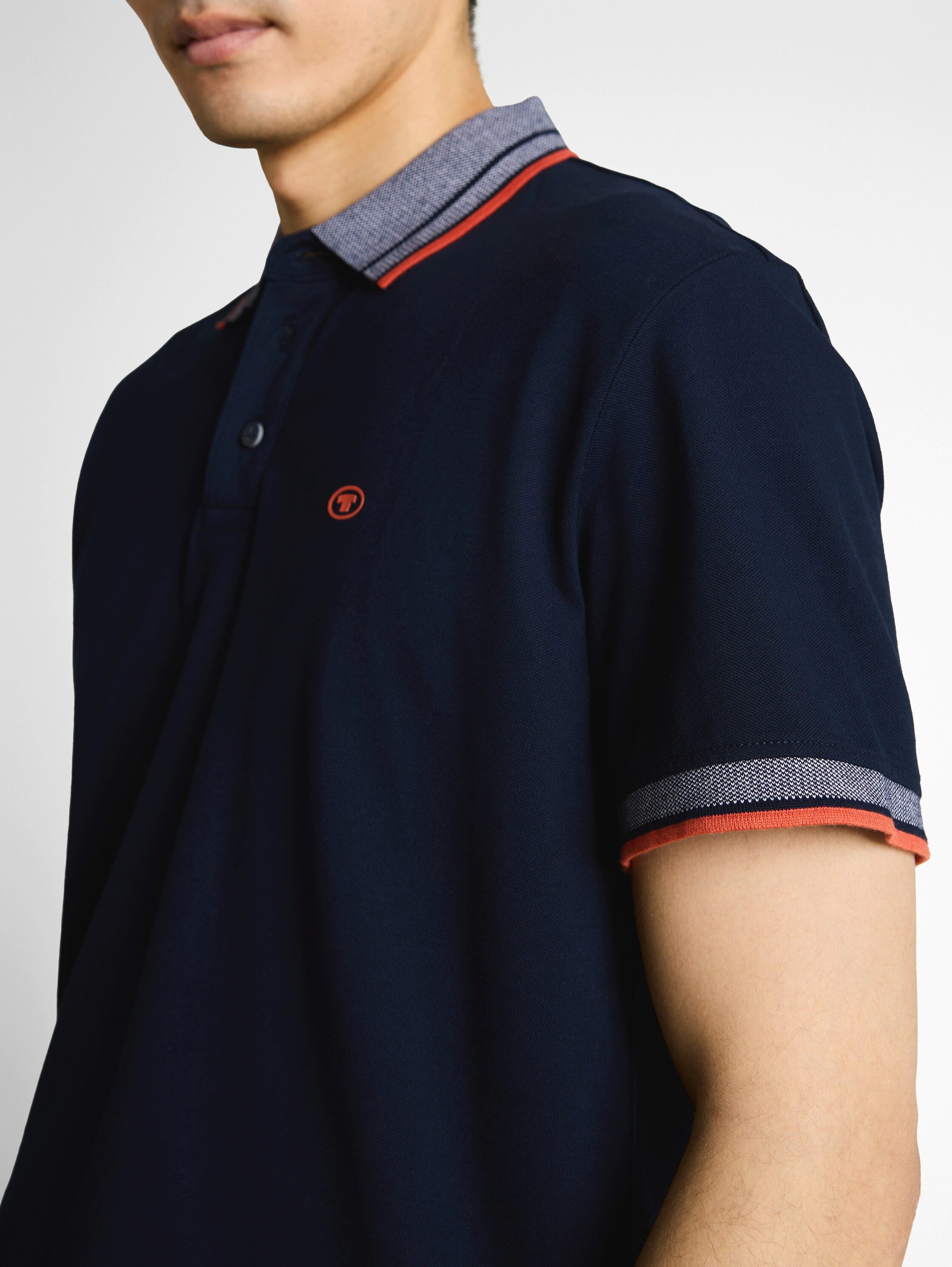 TOM TAILOR Poloshirt mit Logo Print