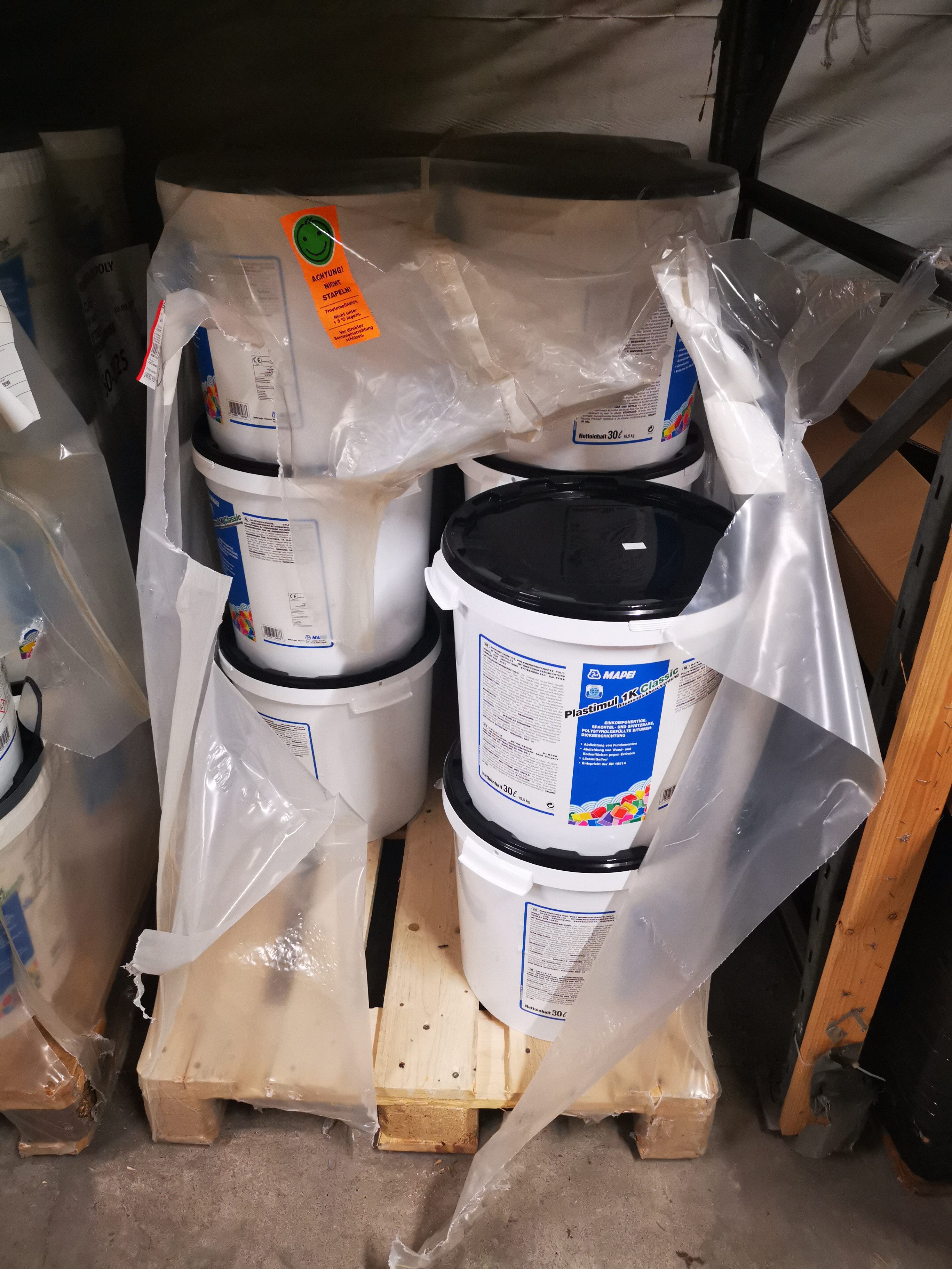 MAPEI Dichtstoff Mapei Plastimul 1k Classic Bitumen Dickbeschichtung 30 L Abdichtung, Bitumen Dickbeschichtung, Eimer