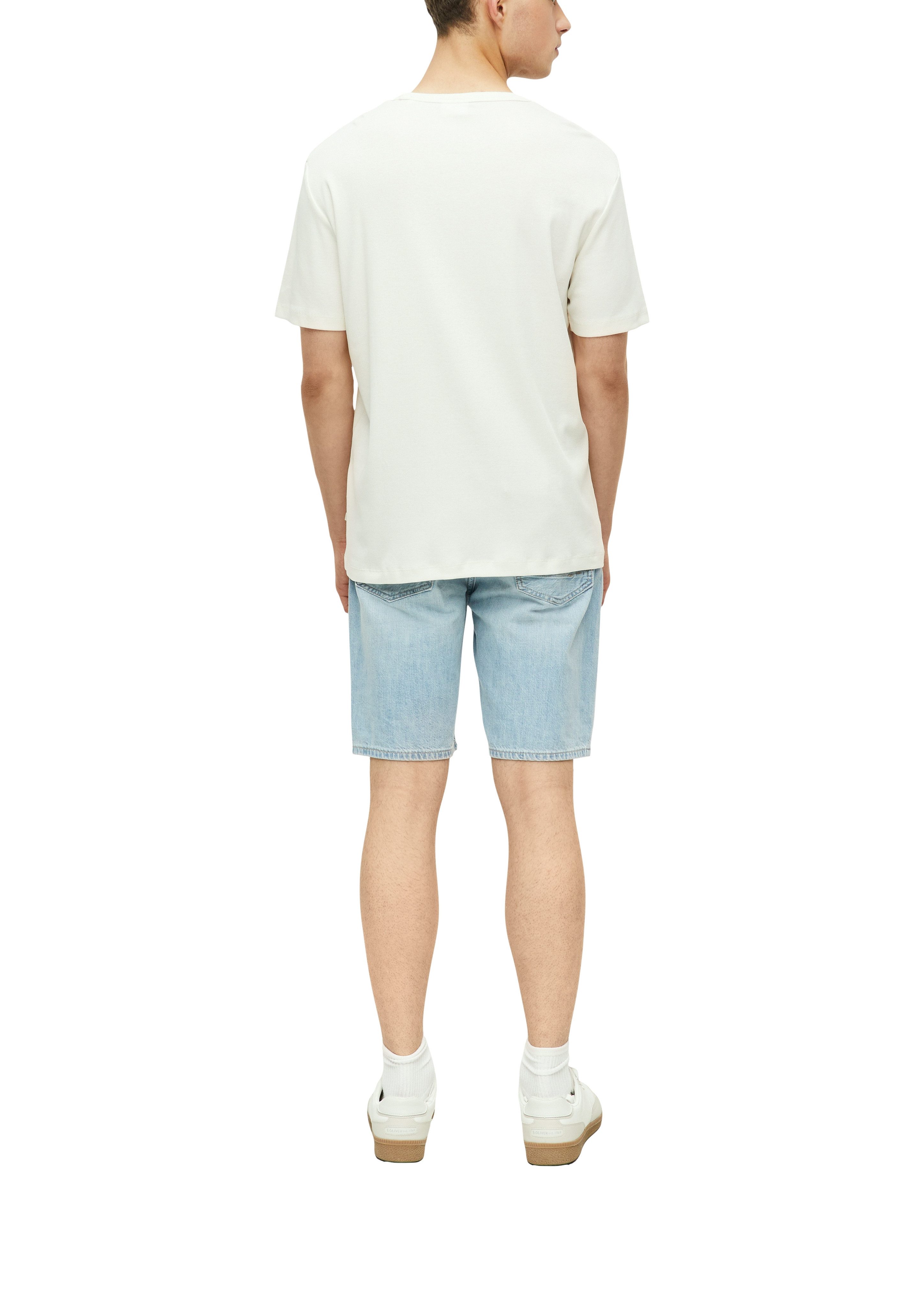 s.Oliver Kurzarmshirt Sommershirt mit Stretch / unifarben