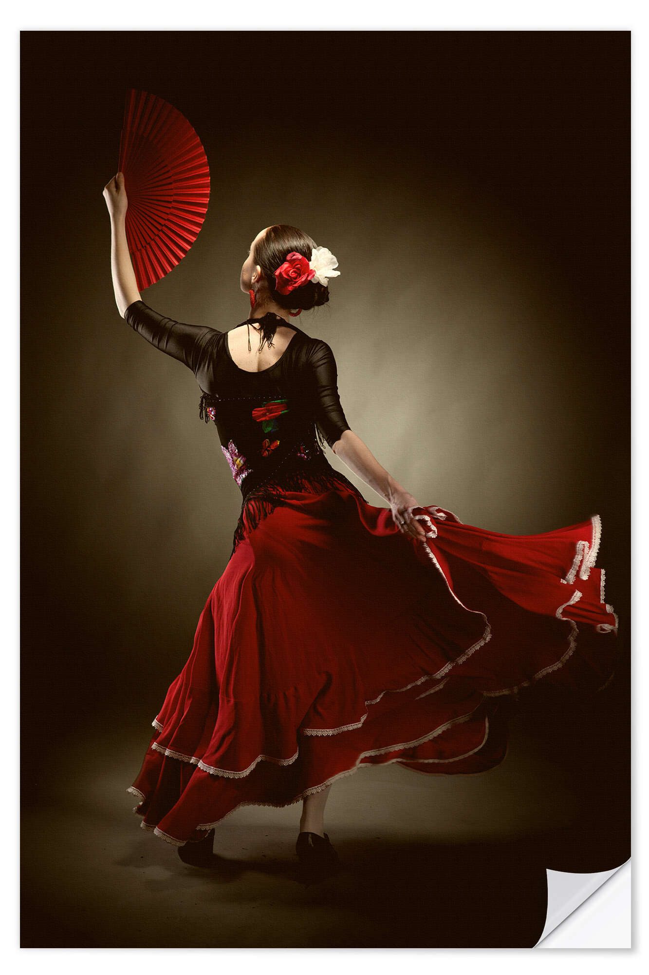 Posterlounge Wandfolie Editors Choice, Flamenco-Tänzerin, Fotografie