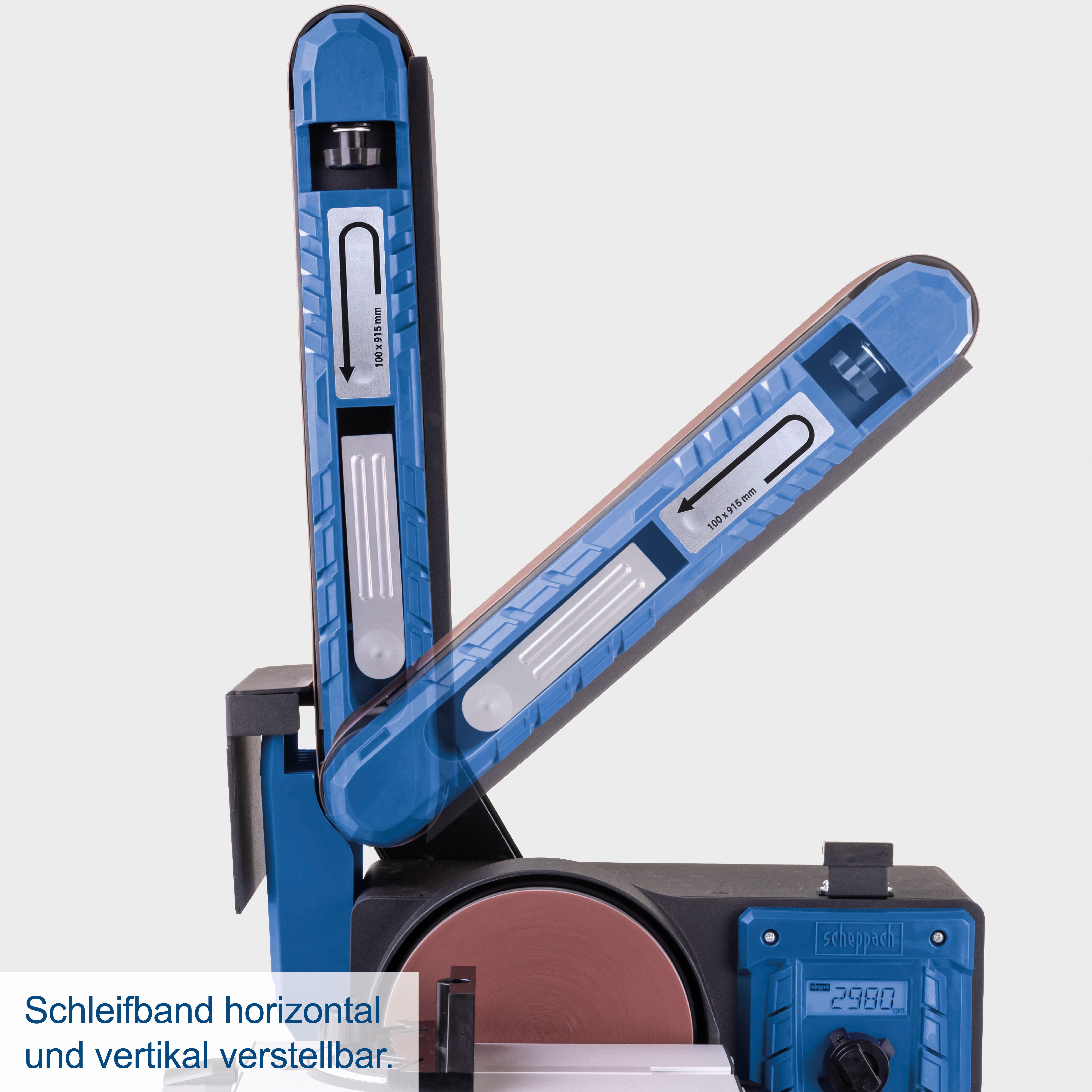 Scheppach Band-Tellerschleifer »BTS800Vario«, max. 2980 U/min günstig online kaufen