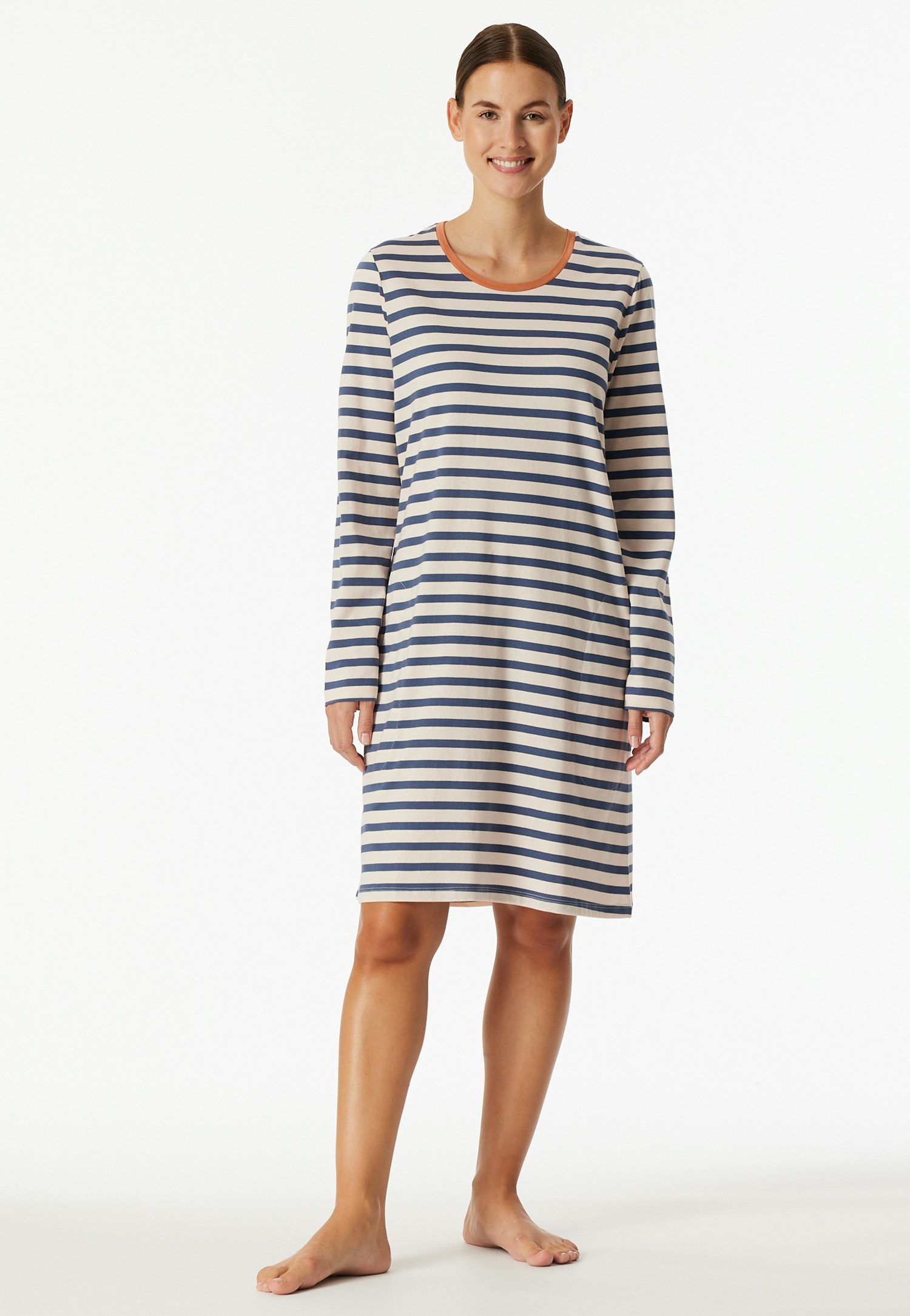 Schiesser Nachthemd Casual Essentials mit langen günstig online kaufen
