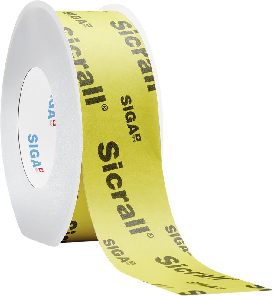 Siga Dämmstoffdübel Siga Klebeband Sicrall 40 m x 6 cm gelb