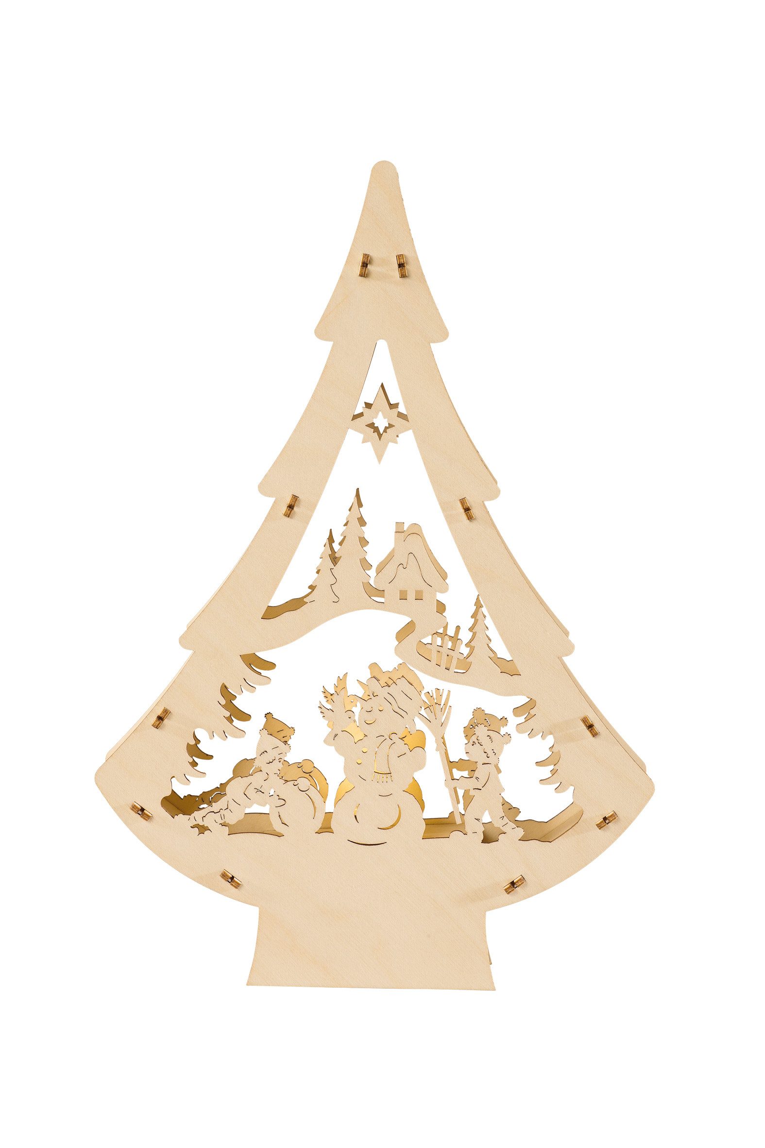 SAICO Original LED Schwibbogen LED-Lichterbaum, Schneemann, für Batteriebet günstig online kaufen