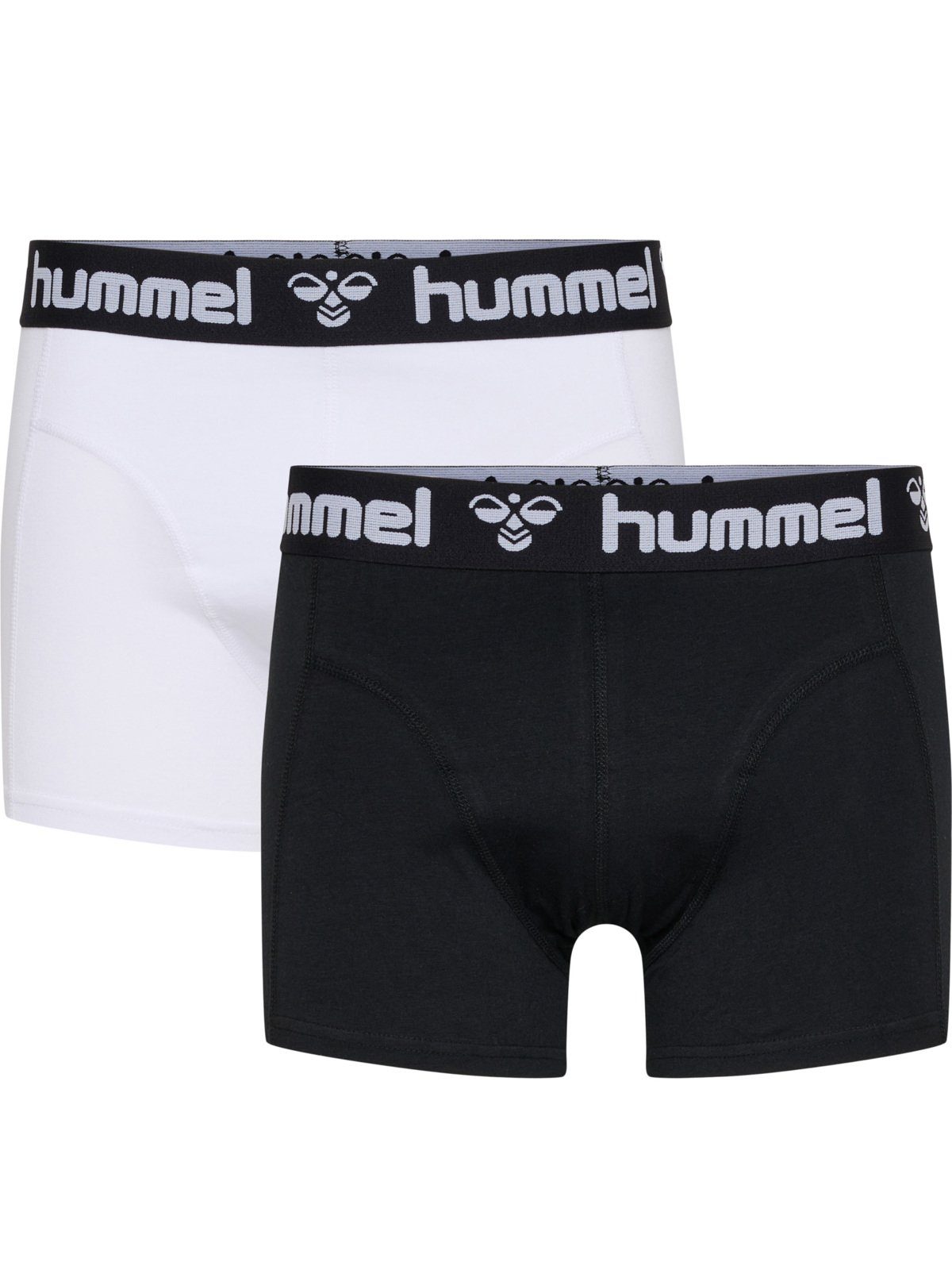 hummel Boxershorts HMLMARS 2PACK BOXERS BLACK/WHITE | Boxershorts