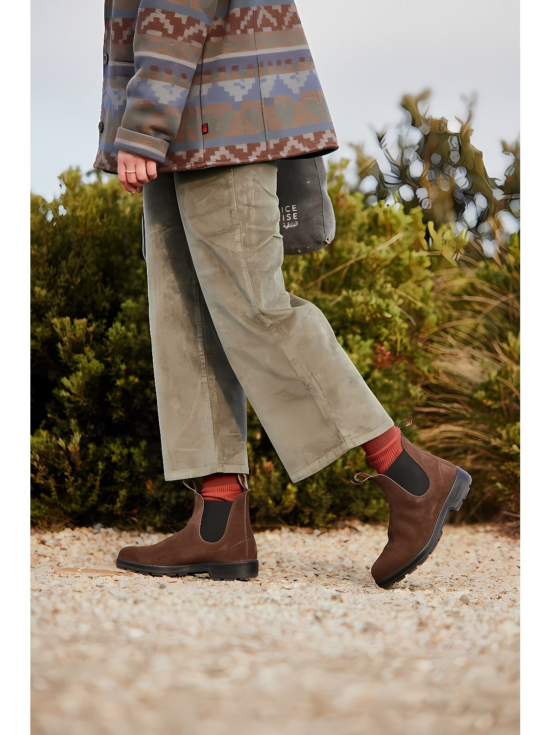 Blundstone #2410 Brown Suede (Originals Series) Stiefel