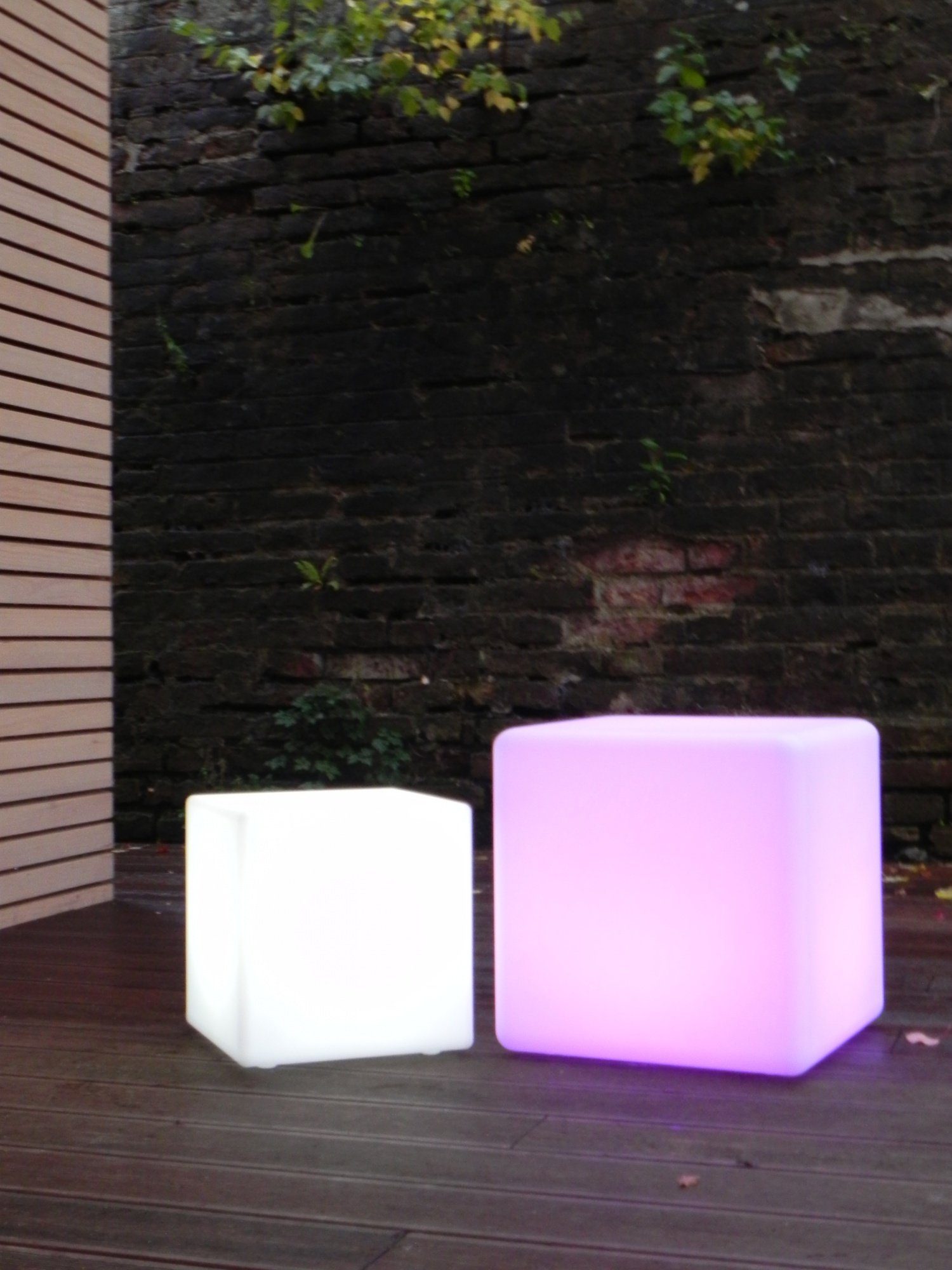 7even Dekolicht 7even LED Design Cube 40 LED Leucht Sitzwürfel In und Outdoor