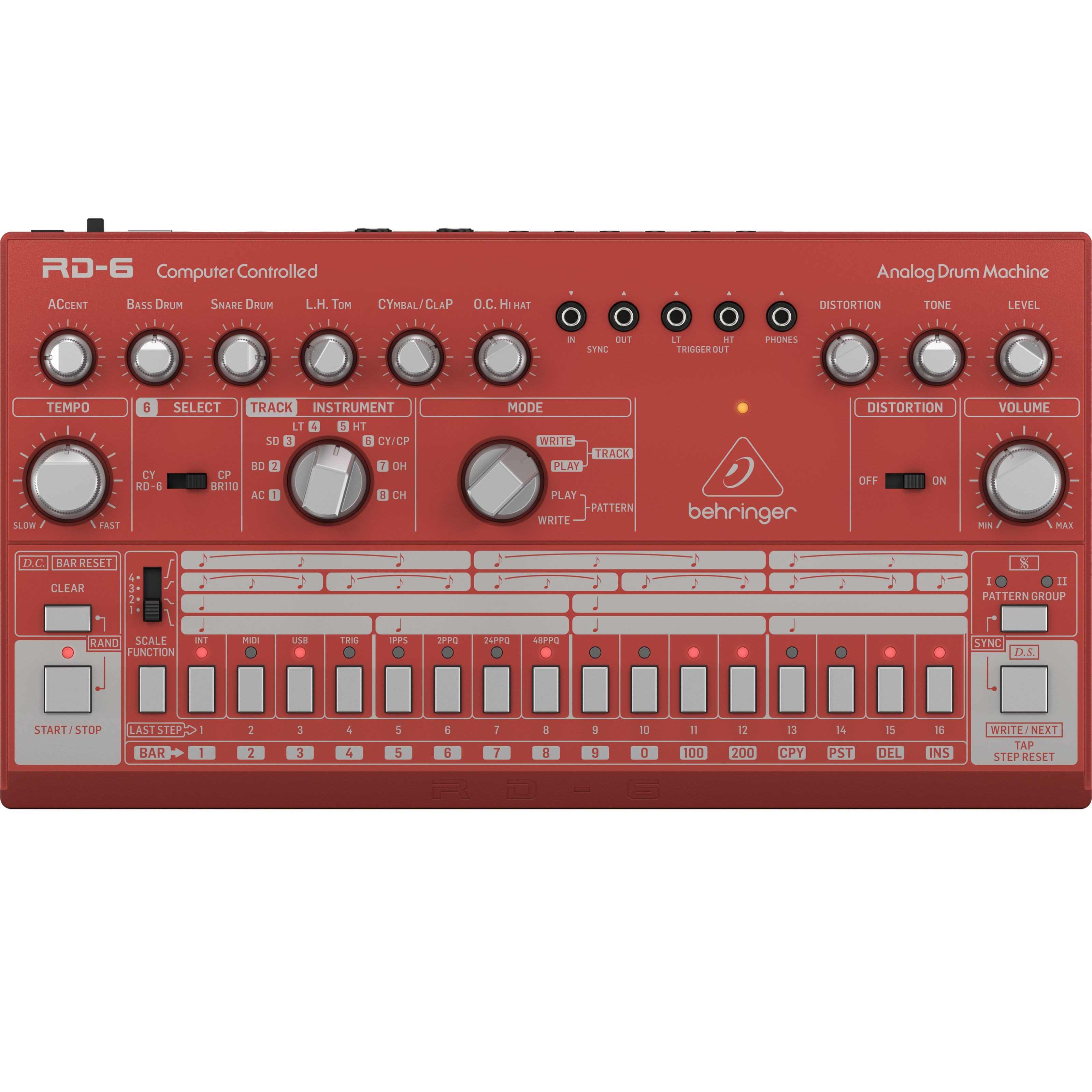 Behringer Synthesizer (Groove-Tools, Drumcomputer), RD-6 RD Rhythm Designer - Drum Computer