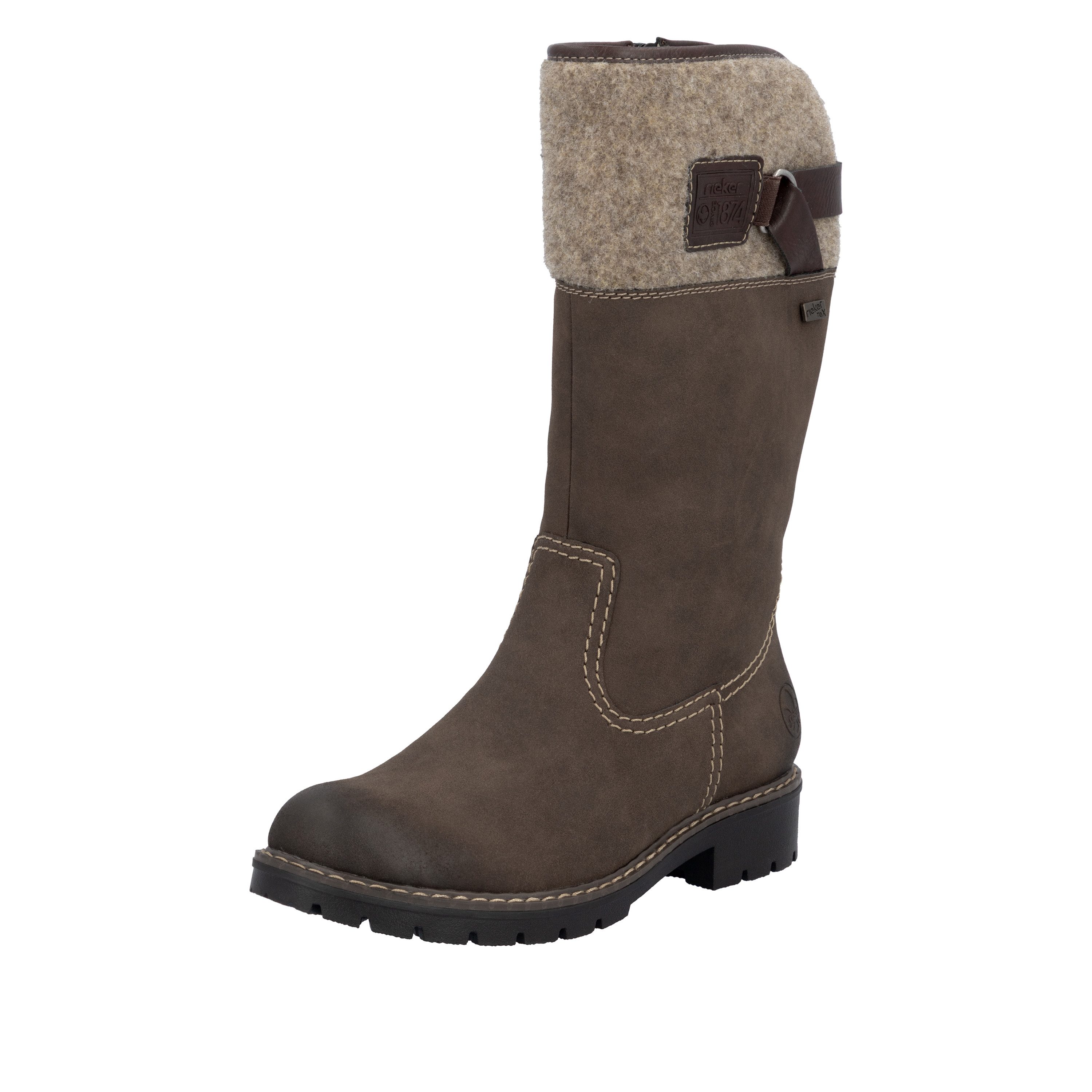 Rieker Winterstiefel Boots, Blockabsatz, mit wasserabweisender riekerTEX-Membran