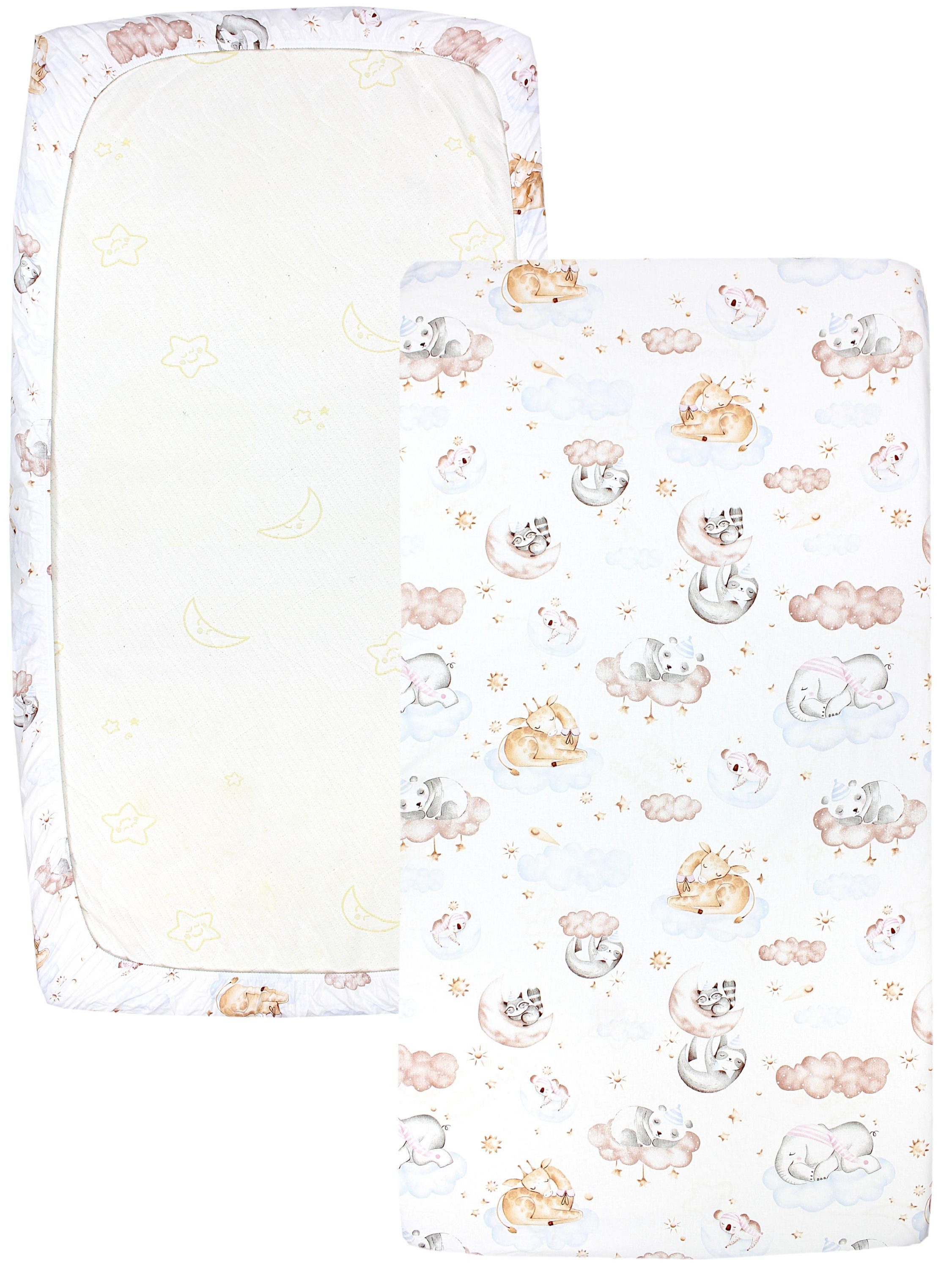 TupTam Spannbettlaken Baby Spannbettlaken Spannbetttuch für Babybett Kinder günstig online kaufen