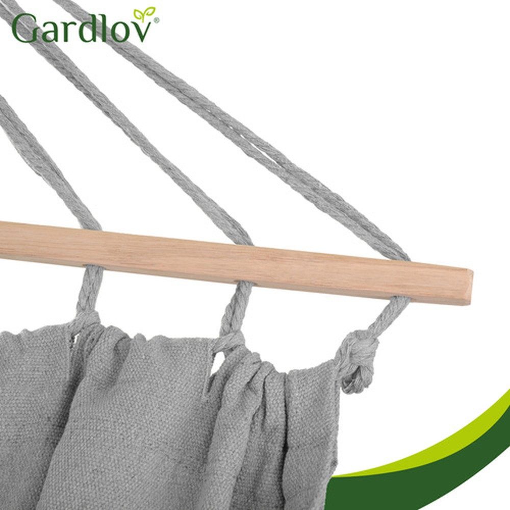 Gardlov Hängemattengestell Zwei-Personen-Gartenhängematte 200x150cm, (Spar-Set, 1-St., bis 250 kg), stabile, wetterbeständige Konstruktion für den Einsatz im Außenbereich