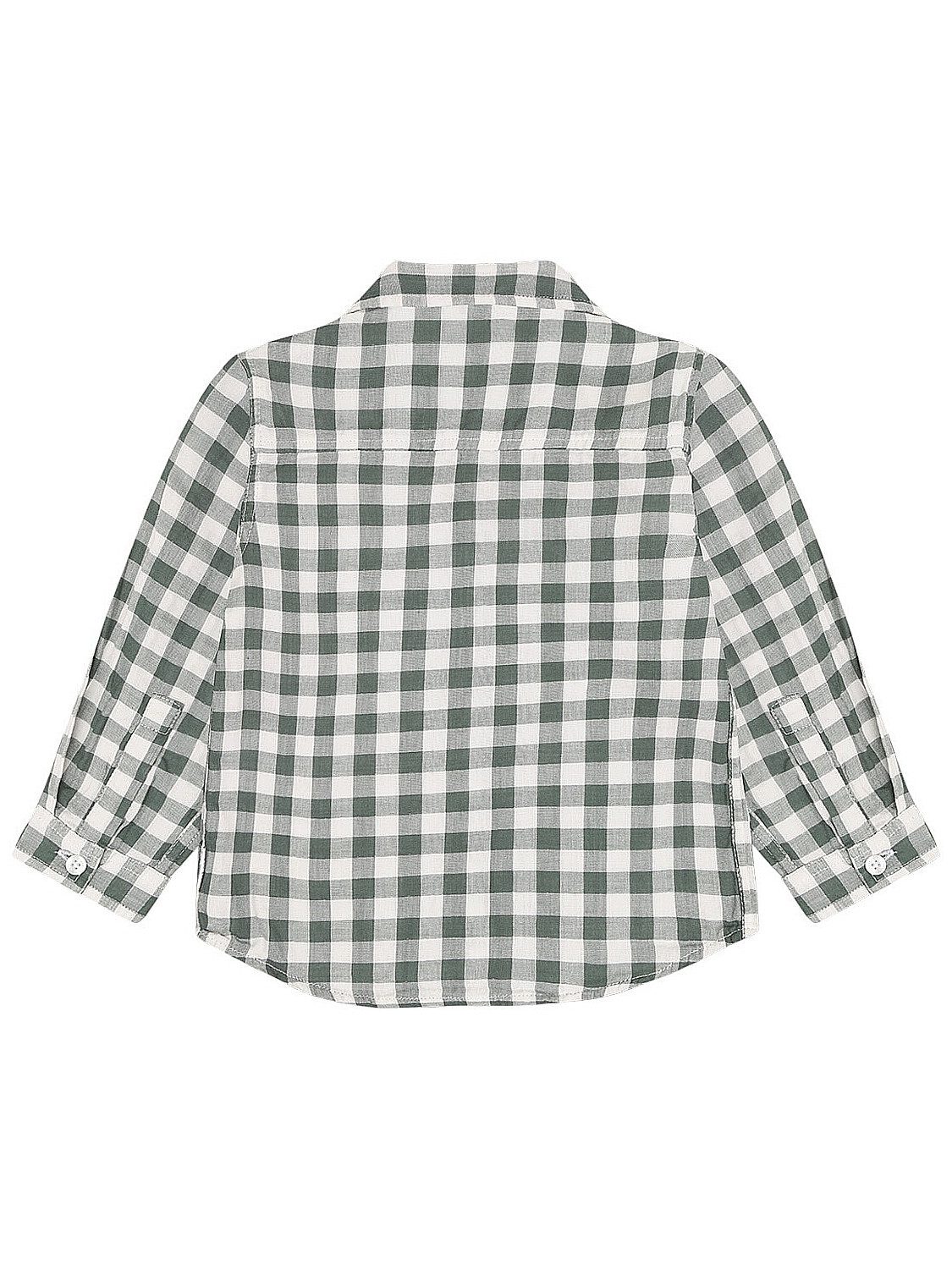 Hust & Claire Langarmhemd HCRavn Muslin (1-tlg) HCRavn Muslin Check Jungen Musselinhemd