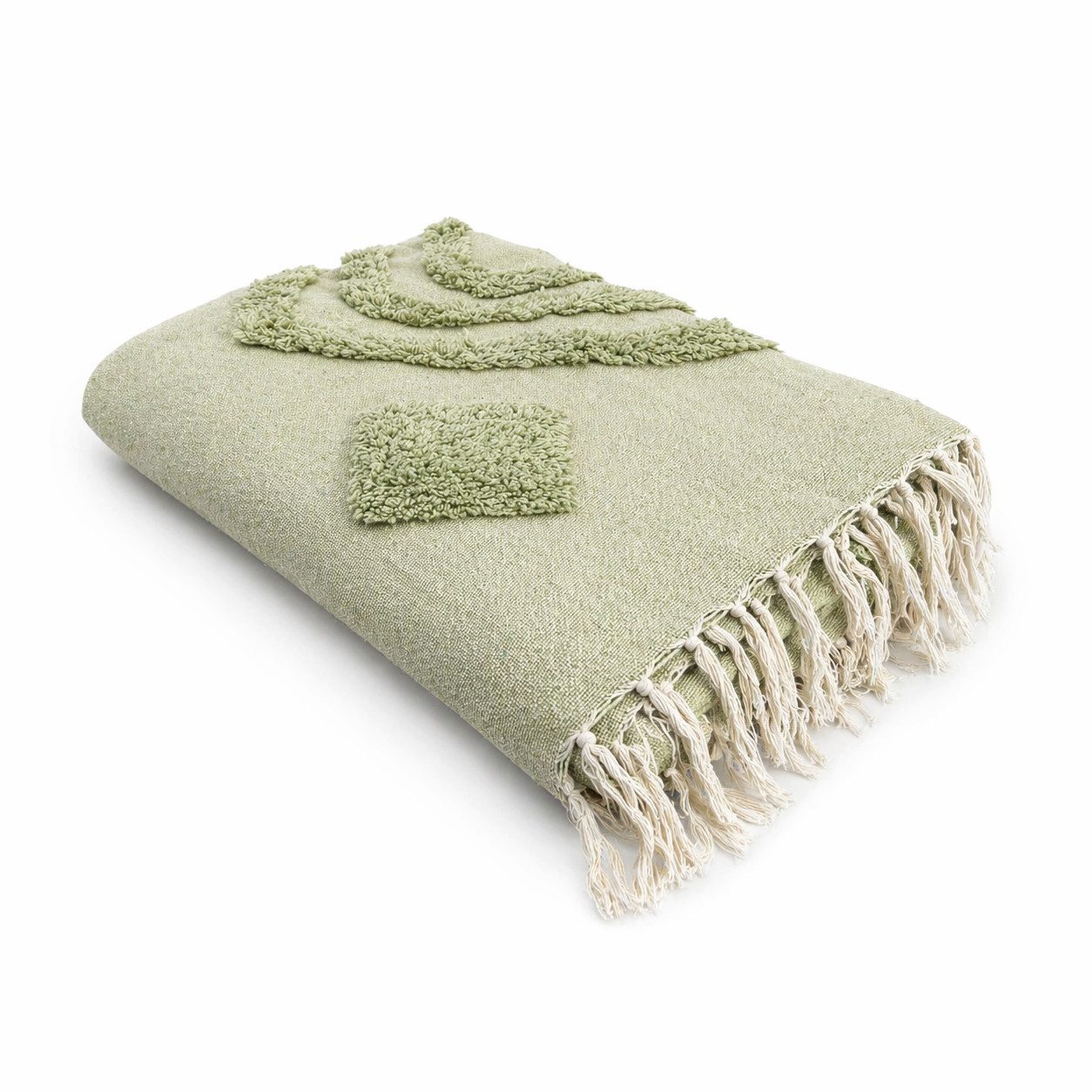 Wohndecke Winter Kuscheldecke mit Fransen » Ibiza Style Wolldecke, VewoTex, 100% Baumwolle » Wohndecke im Boho Style » Couchdecke 130x170cm