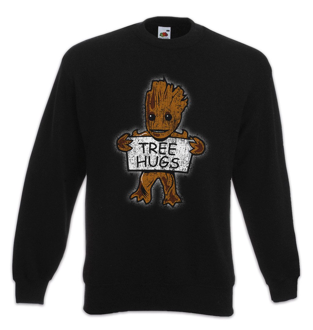 Sweatshirt Tree Hugs Sweatshirt Guardians Fun Movie Comic Groot Baby Tree Baum