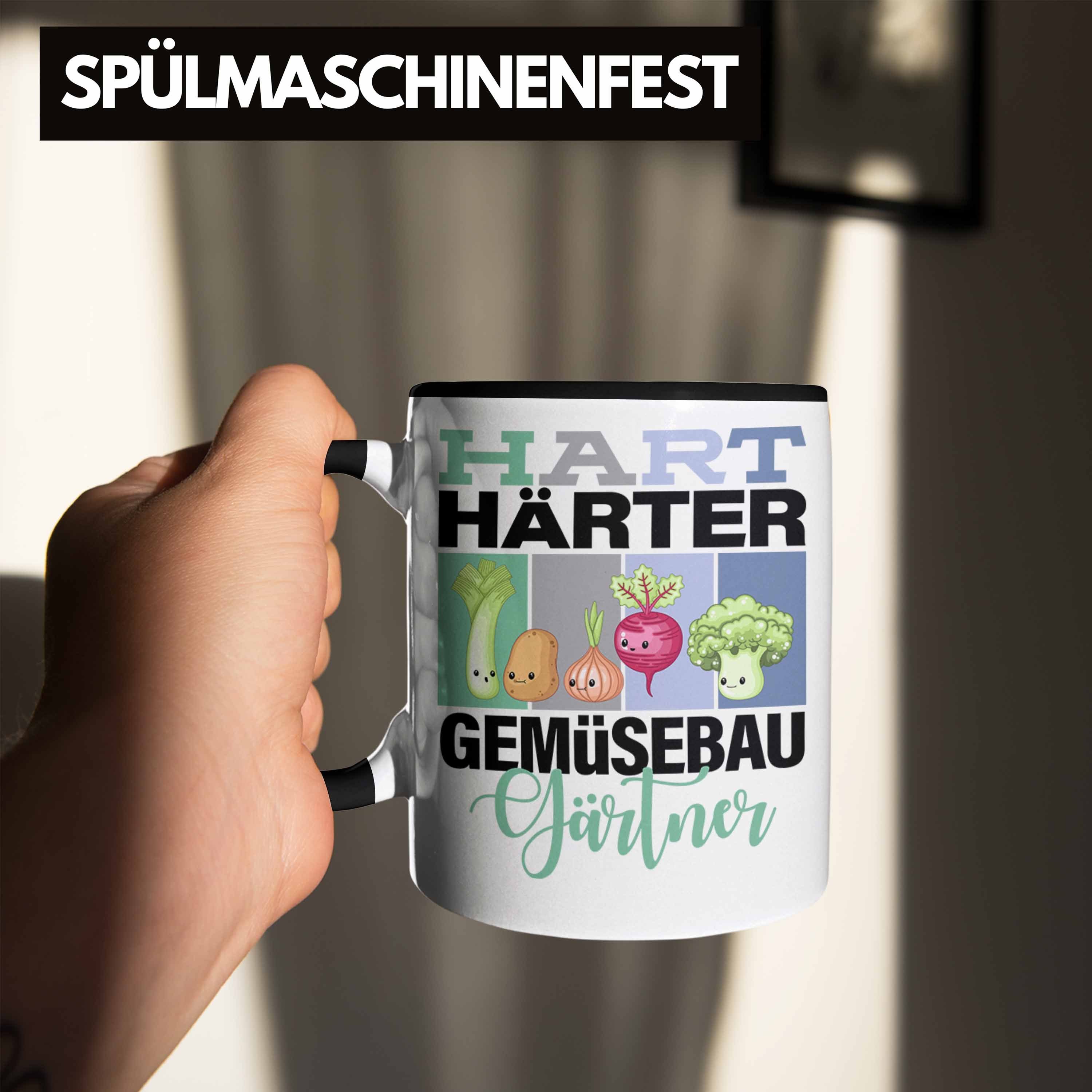 "Hart Gemüsebaugärtner Trendation Spruch Schwarz Härter Tasse Lustige für Ge Geschenkidee Tasse