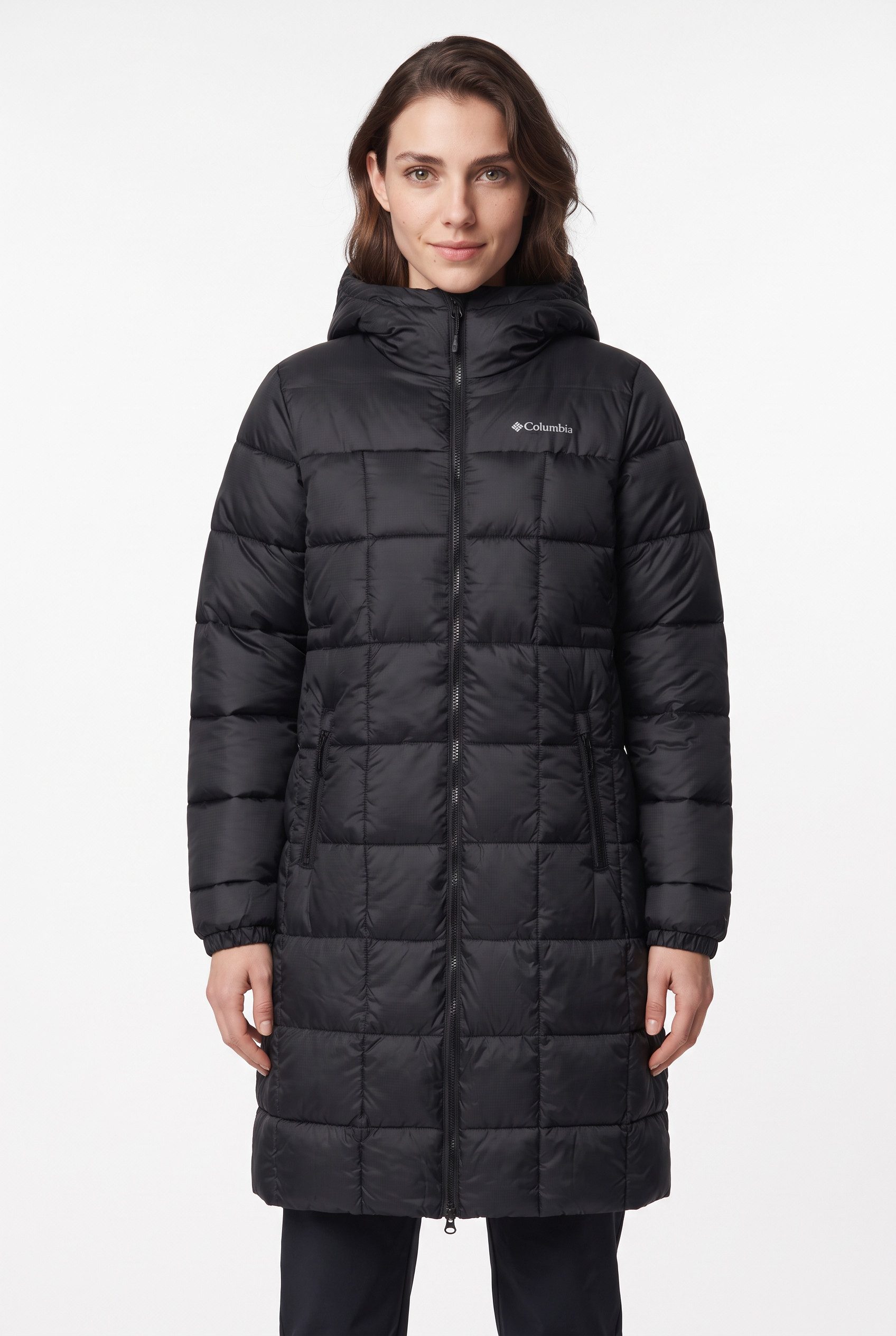 Columbia Wintermantel Puffect III Long Jacket wasserabweisend, windabweisend, wärmeisolierende Wattierung