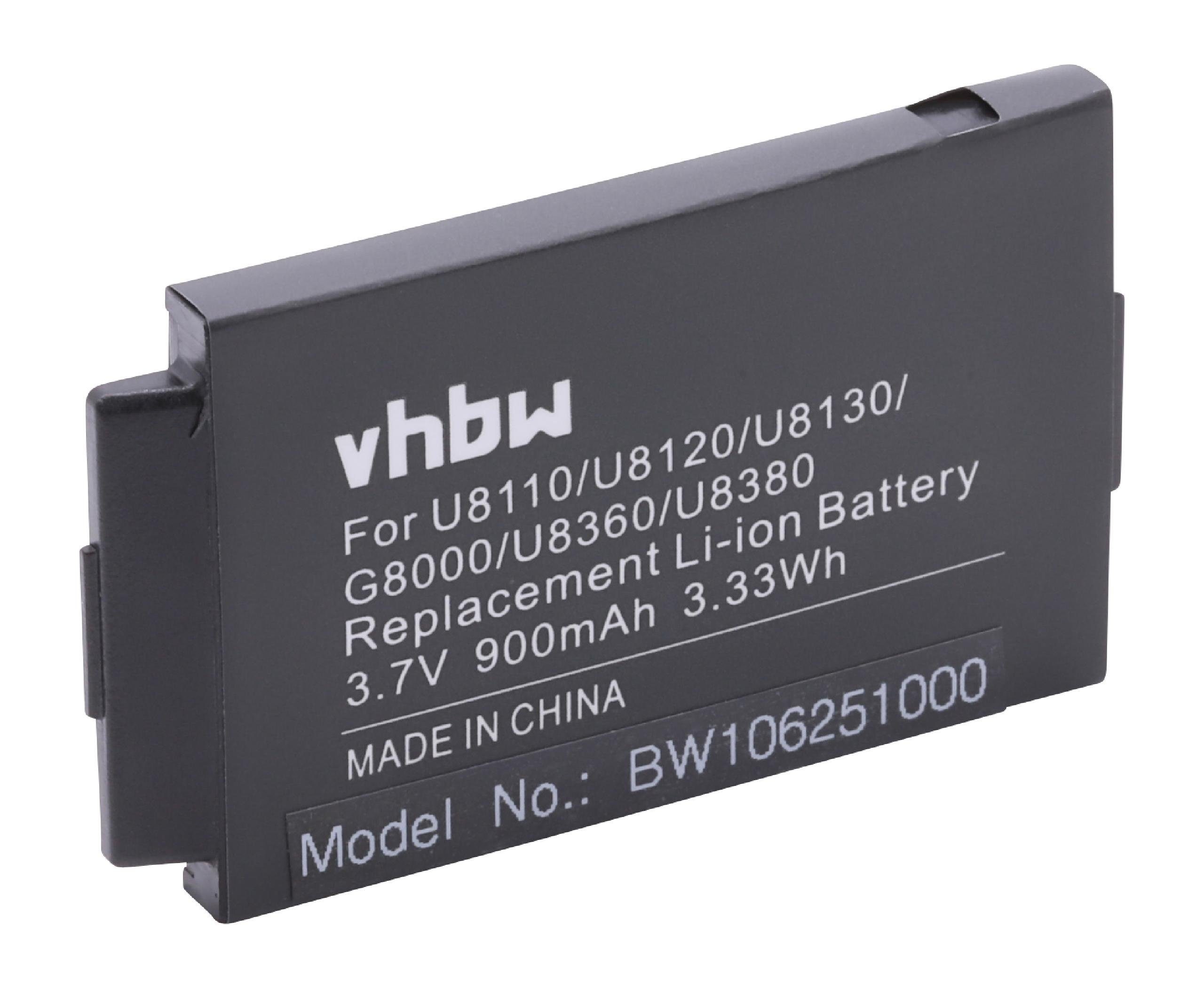 vhbw kompatibel mit LG U8380, U8550 Smartphone-Akku Li-Ion 900 mAh (3,7 V) | Akkus und PowerBanks