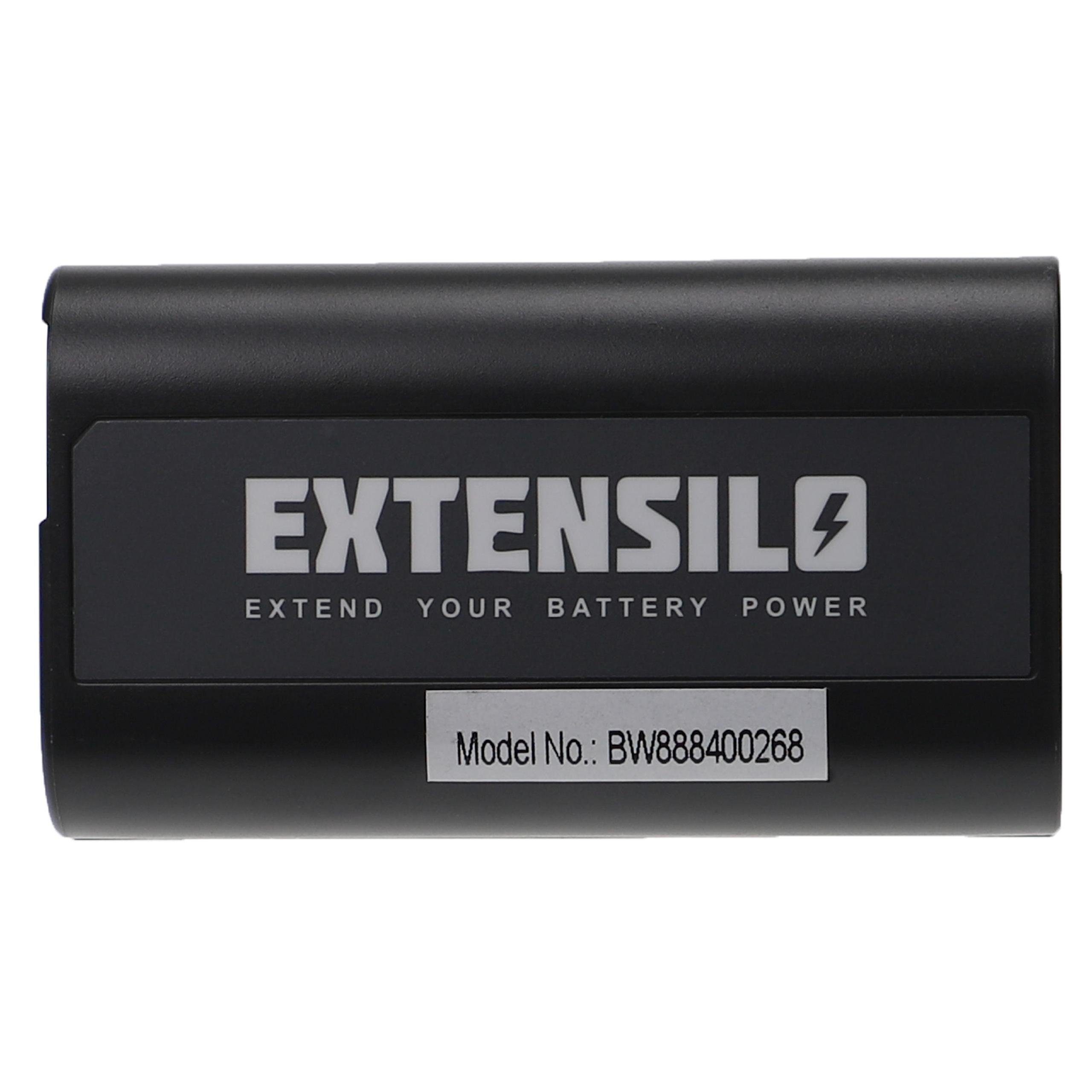 Extensilo kompatibel mit Panasonic Lumix DC-S1, DC-S1H, S1R, DC-S1R, S1 Kamera-Akku Li-Ion 3500 mAh (7,4 V)
