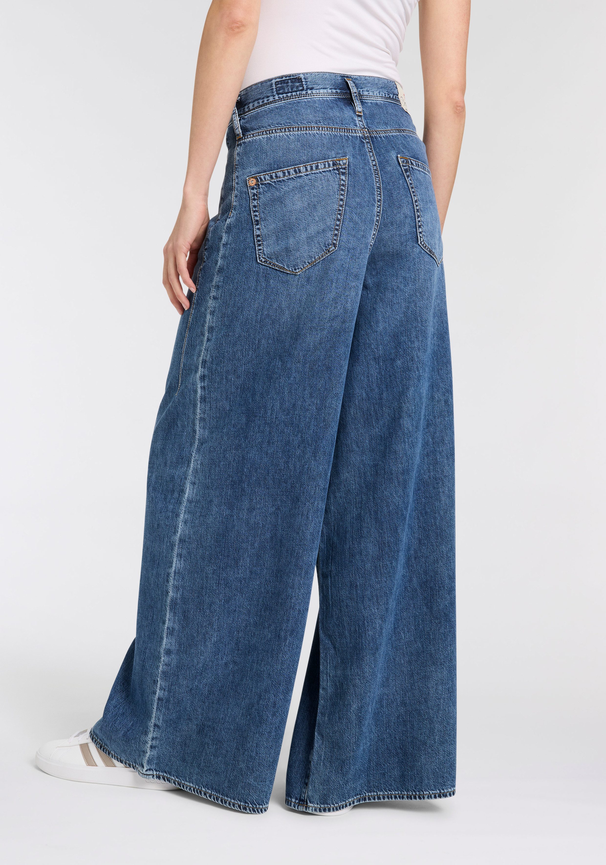 Herrlicher Weite Jeans Shyra Palazzo Denim Light günstig online kaufen