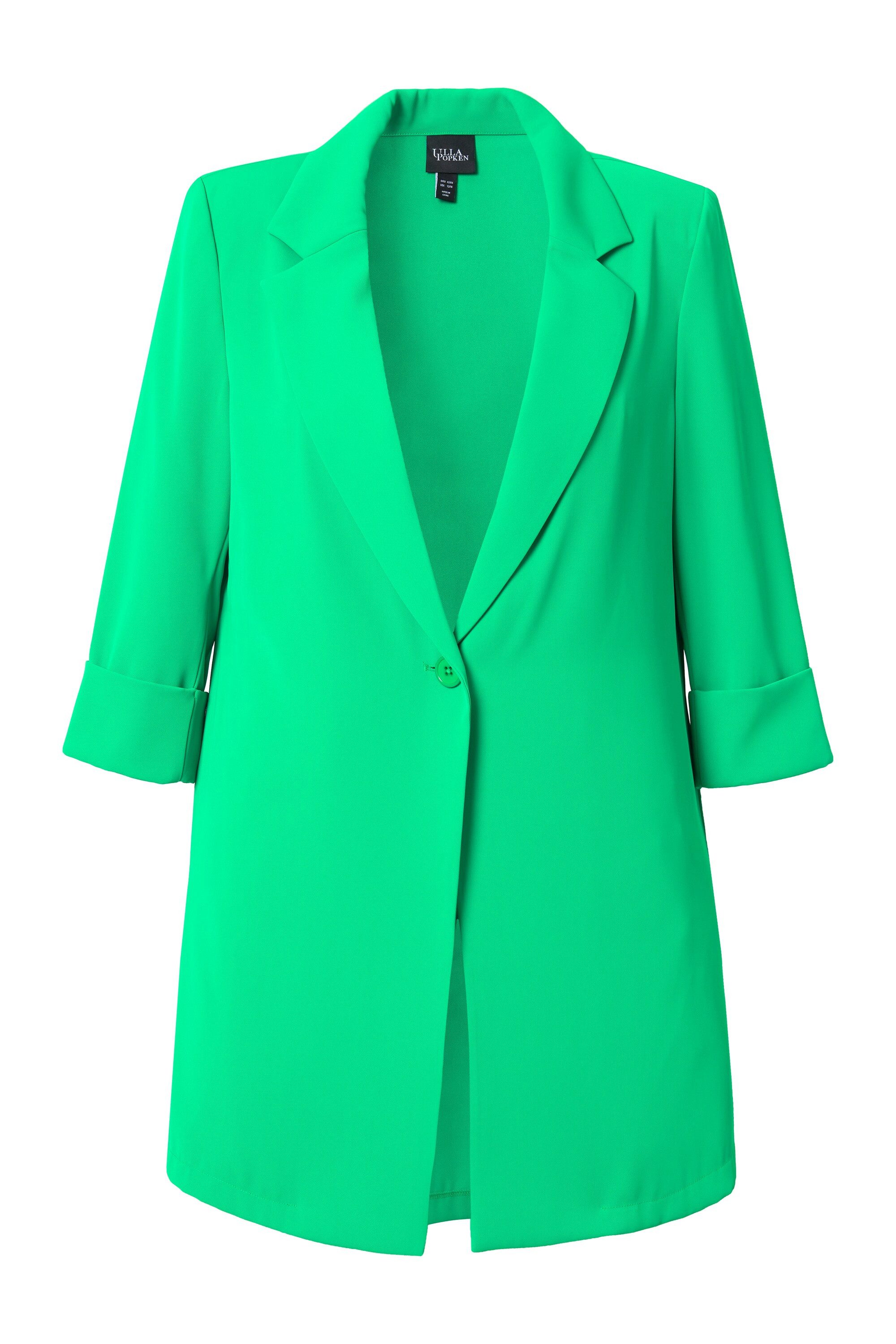 Ulla Popken Blusenblazer Blazer Reverskragen Knopfverschluss günstig online kaufen
