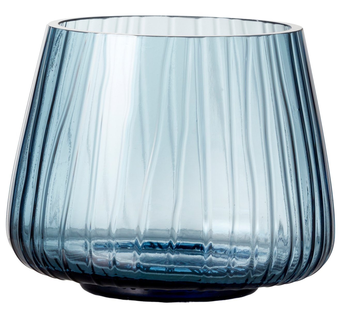 Bitz Teelichthalter Kusintha Teelichthalter blau 7,5 cm Set 2, Teelichthalter Kusintha 7,5 cm 2 Stck. Blau Glas