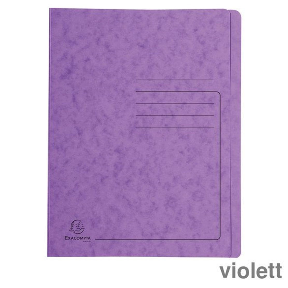 ExaClair Aktenordner ExaClair Premium Schnellhefter Colorspan - Violett DIN A4 für perfekte