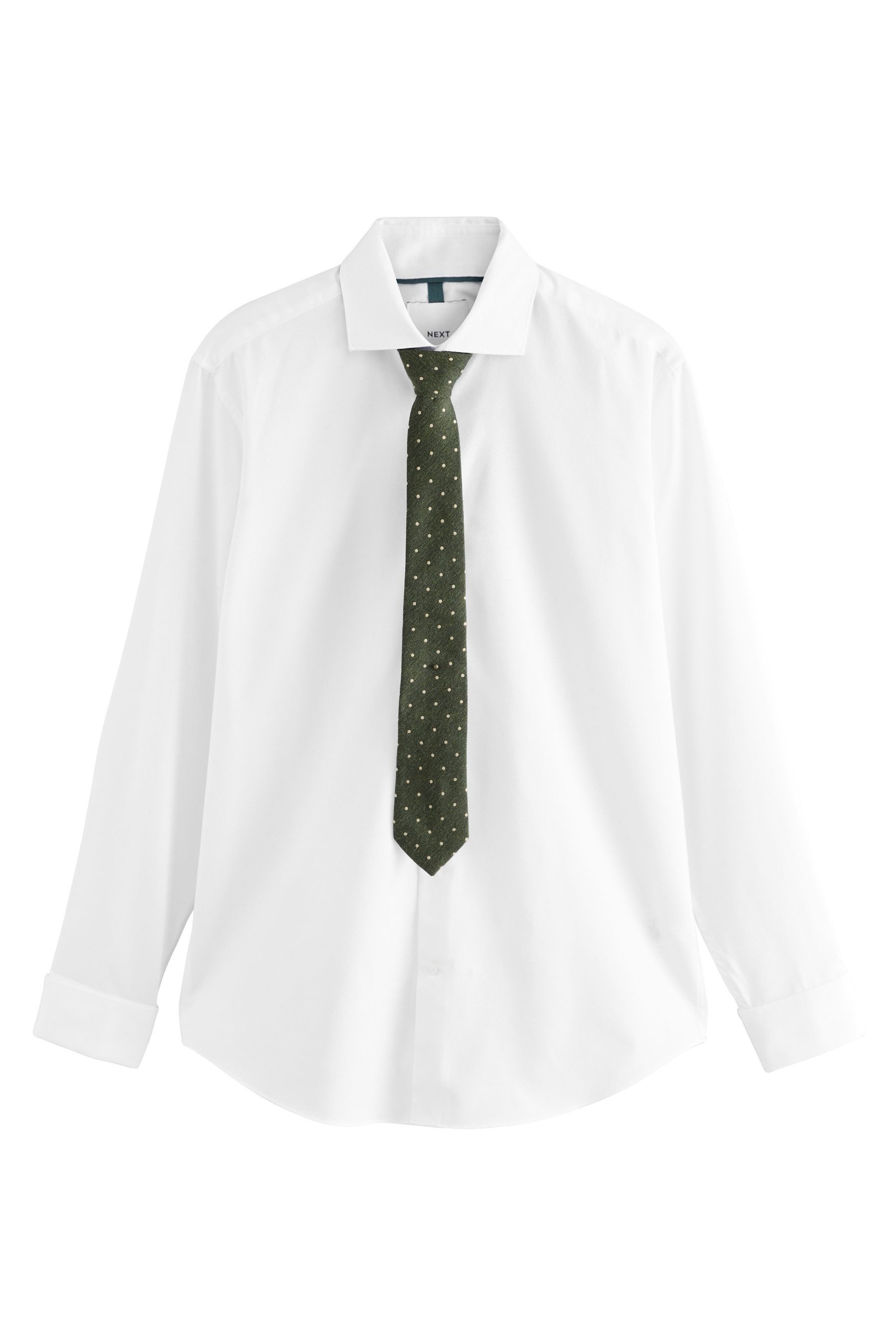 White/Green Dot