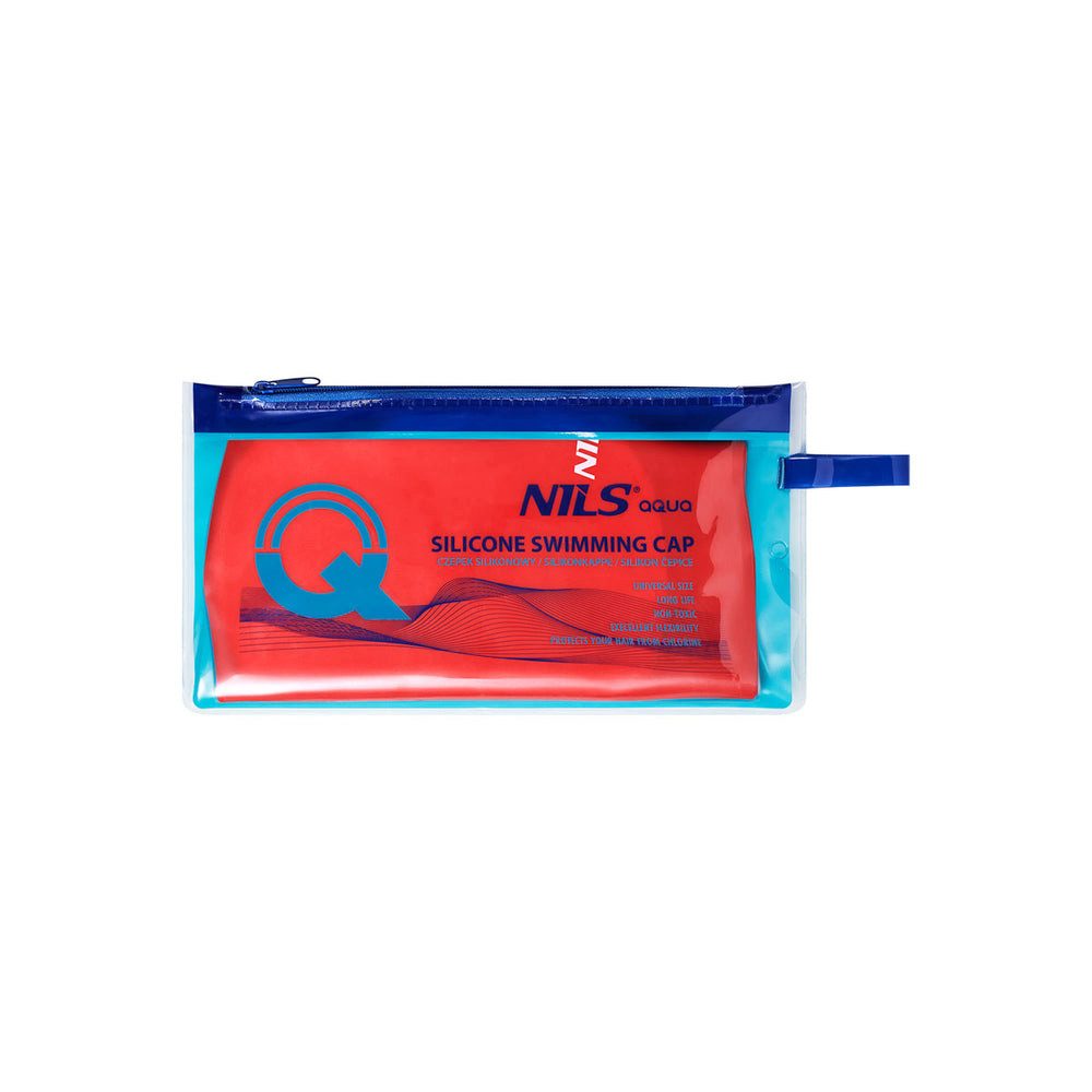 NILS AQUA Badekappe Badehaube Duschhaube (Spar-Set, 1 St), passt sich optimal an und sorgt für sicheren Halt ohne Druckstellen