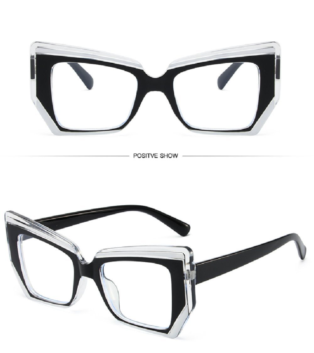 PACIEA Brille Damen Damen Herren Mehrfarbig Blaulichtfilter Oversized Anti-Müdigkeit