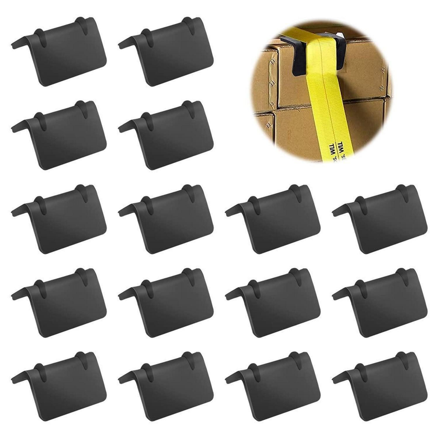 LuxusKollektion Ladekantenschutz 16er Set Kantenschutz Spanngurt 25mm Breite