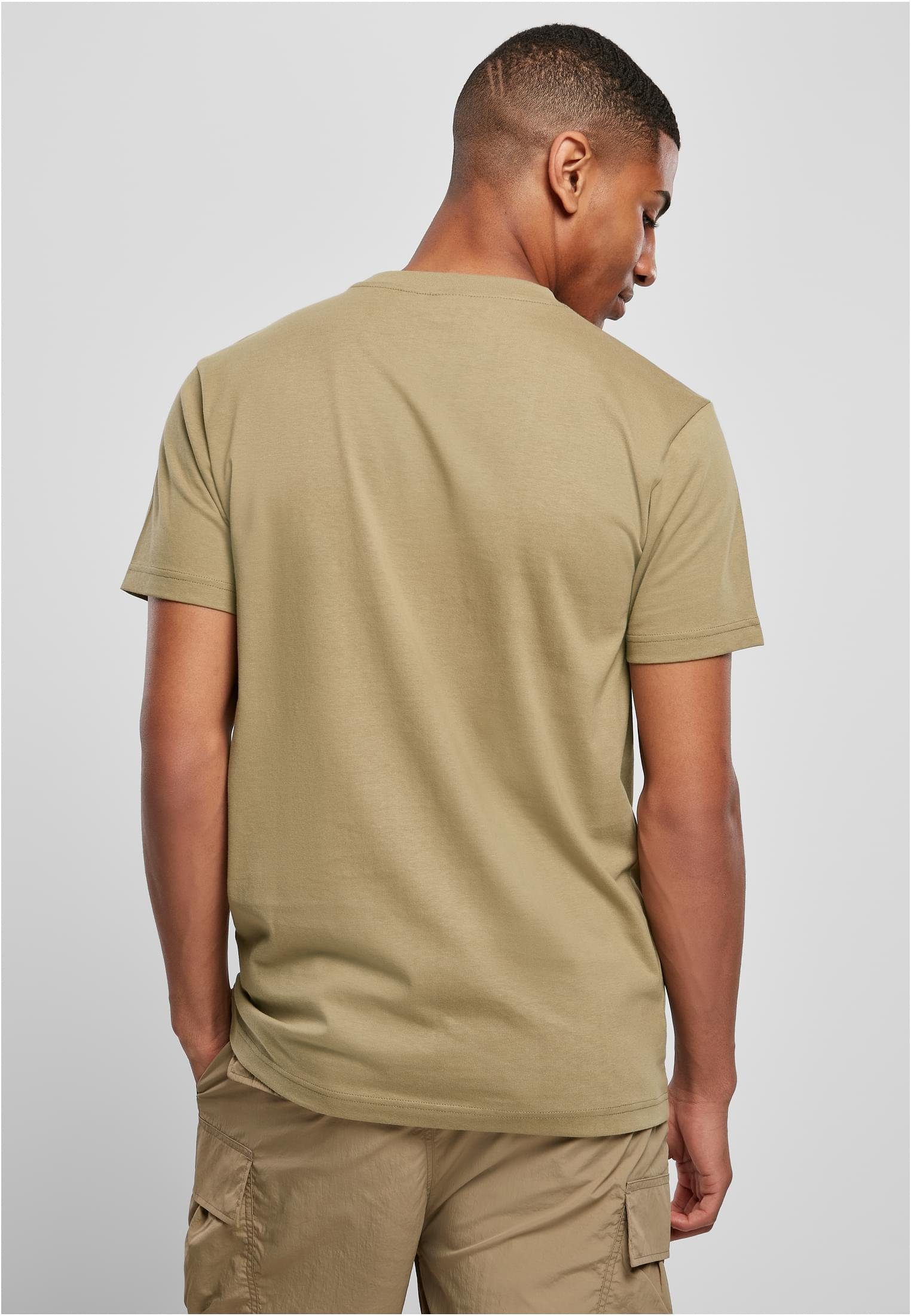 T-Shirt (1-tlg) khaki Herren URBAN CLASSICS Basic Tee