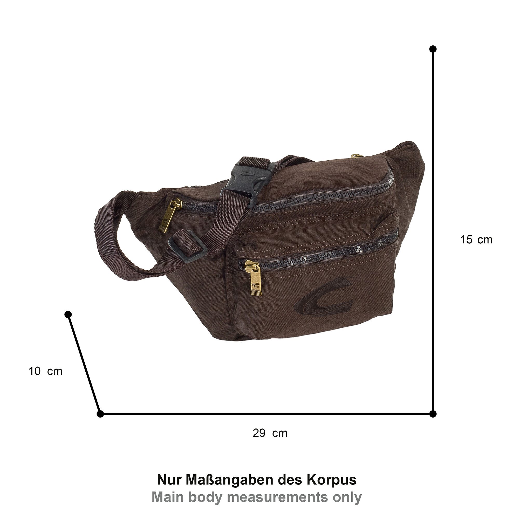 camel active Bauchtasche Journey, Herren Crossbody-Bag, funktional perfekt für alle Lebenslagen