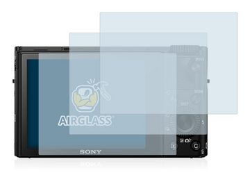 BROTECT flexible Panzerglasfolie für Sony Cyber-Shot DSC-RX100 IV, Displayschutzglas, 3 Stück, Schutzglas Glasfolie klar