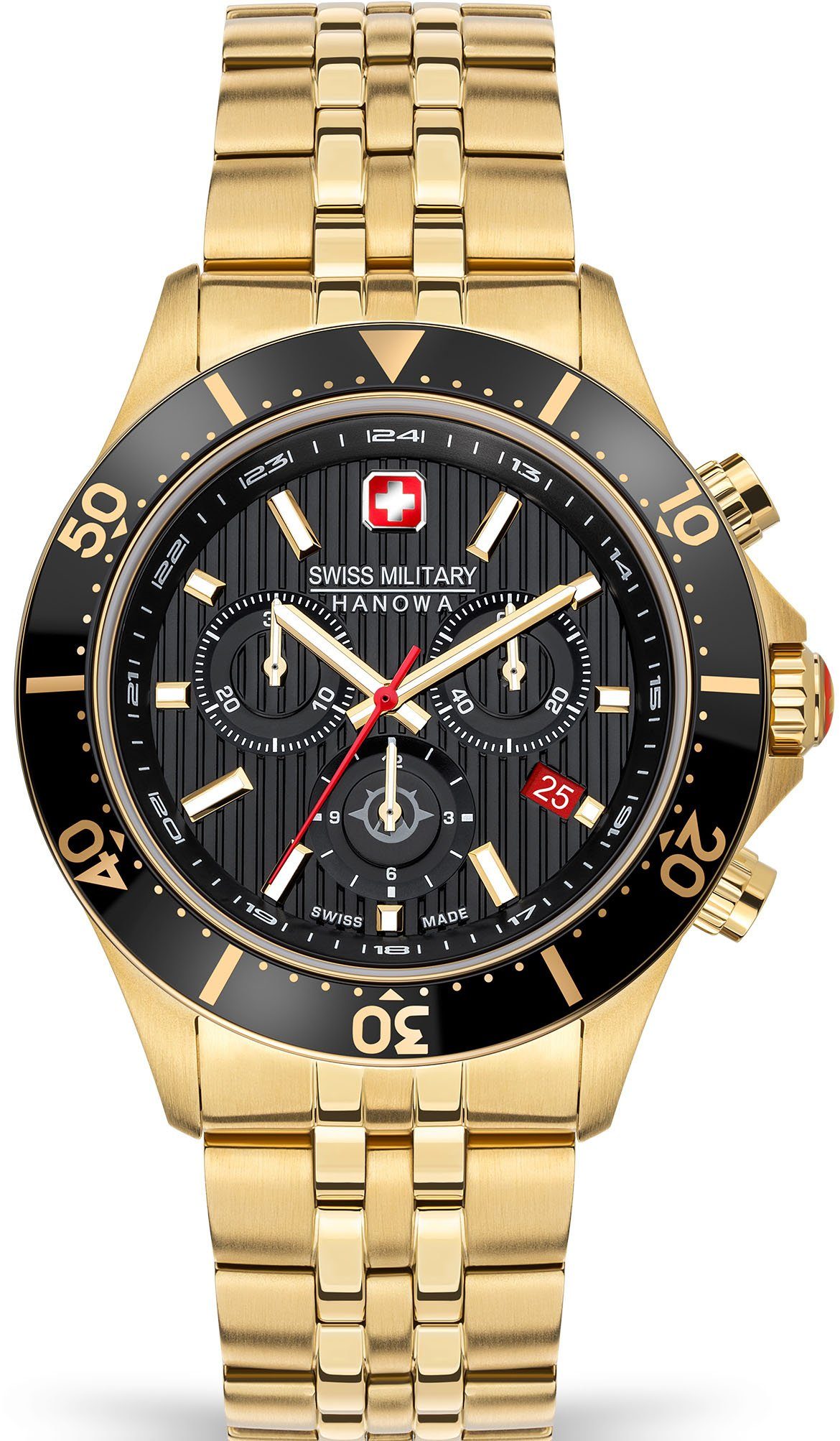 Swiss Military Hanowa Chronograph FLAGSHIP X CHRONO, SMWGI2100710 Schwarz | Quarzuhren