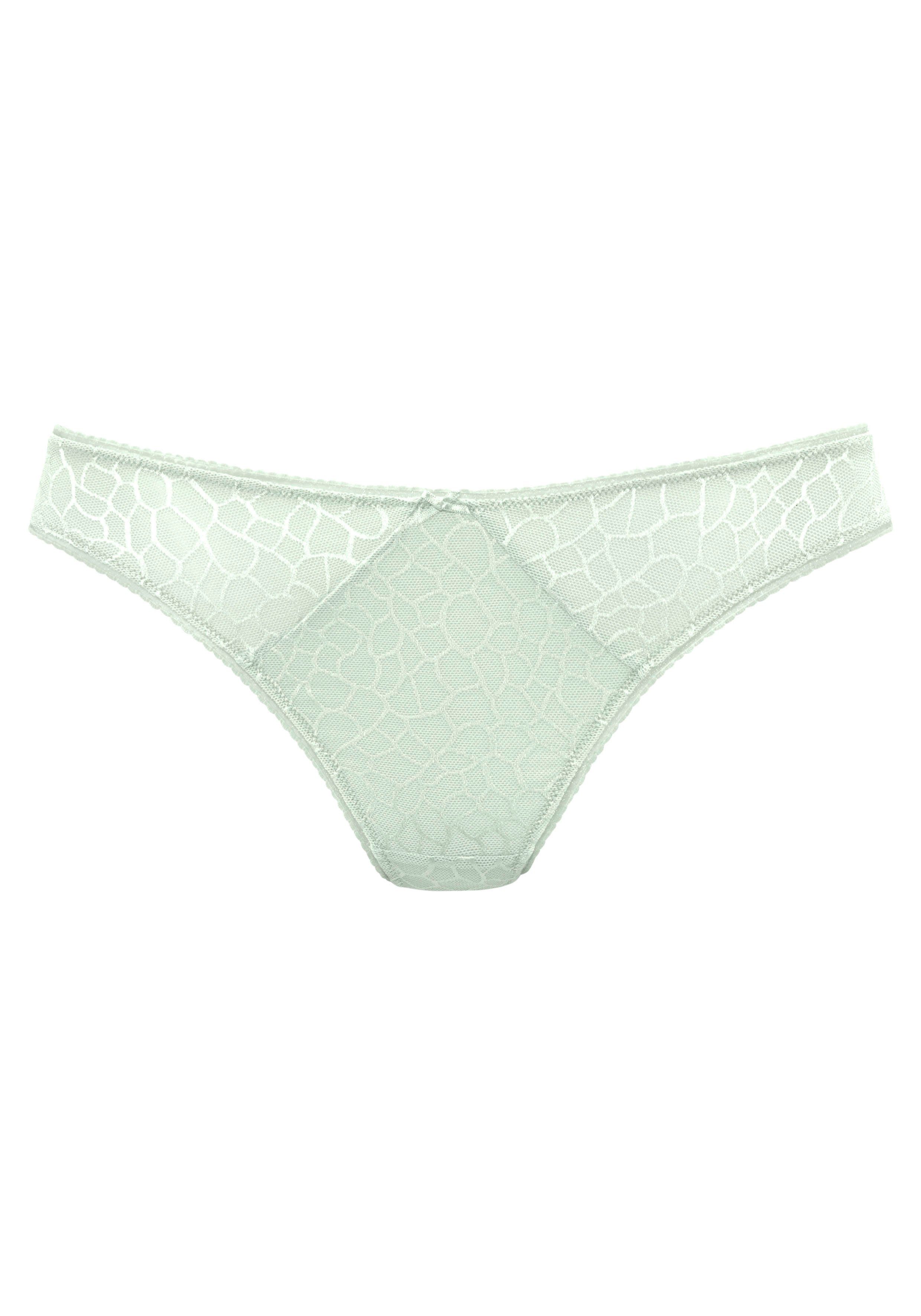 LASCANA String Chiara in graphischem Netz-Muster