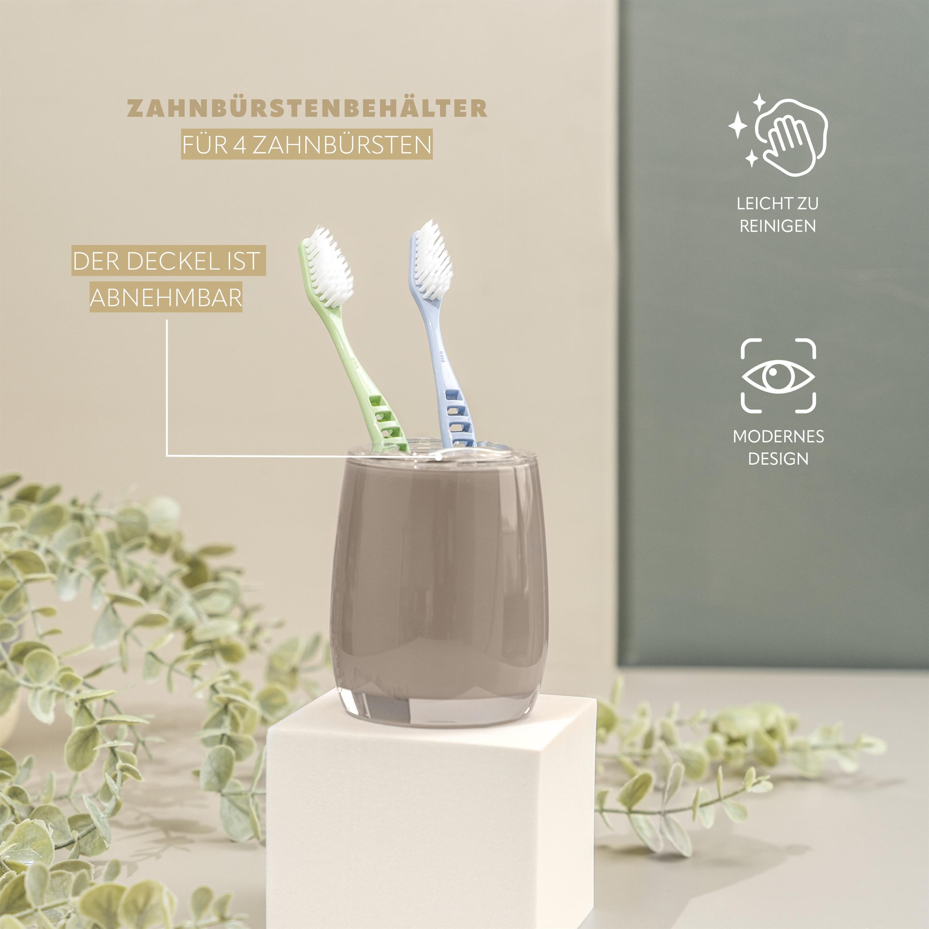 bremermann Zahnbürstenhalter Bad-Serie SAVONA - Zahnbürstenhalter, (1-St)