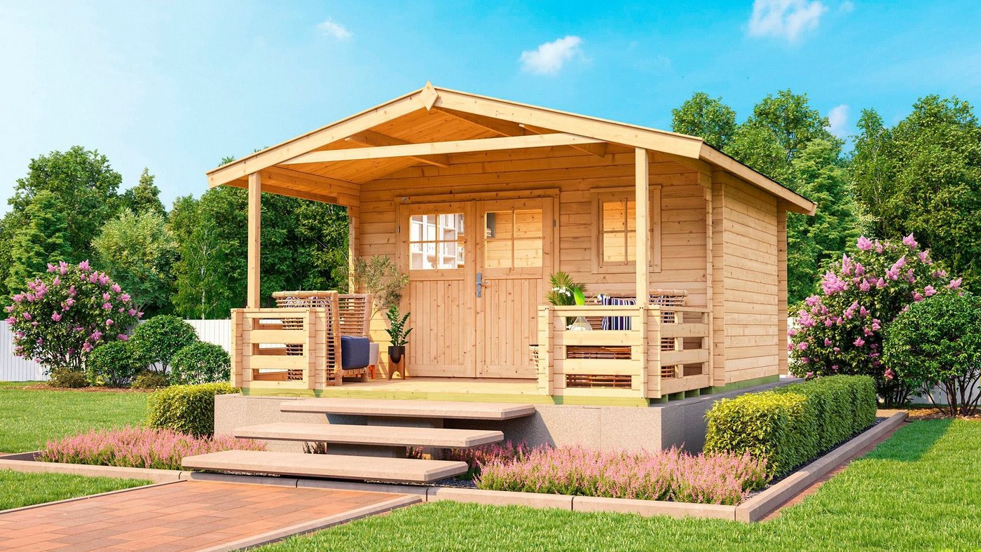 Thumbnail - weka Gartenhaus 111 B Gr.3, 28 mm, natur, BxT: 460x594 cm